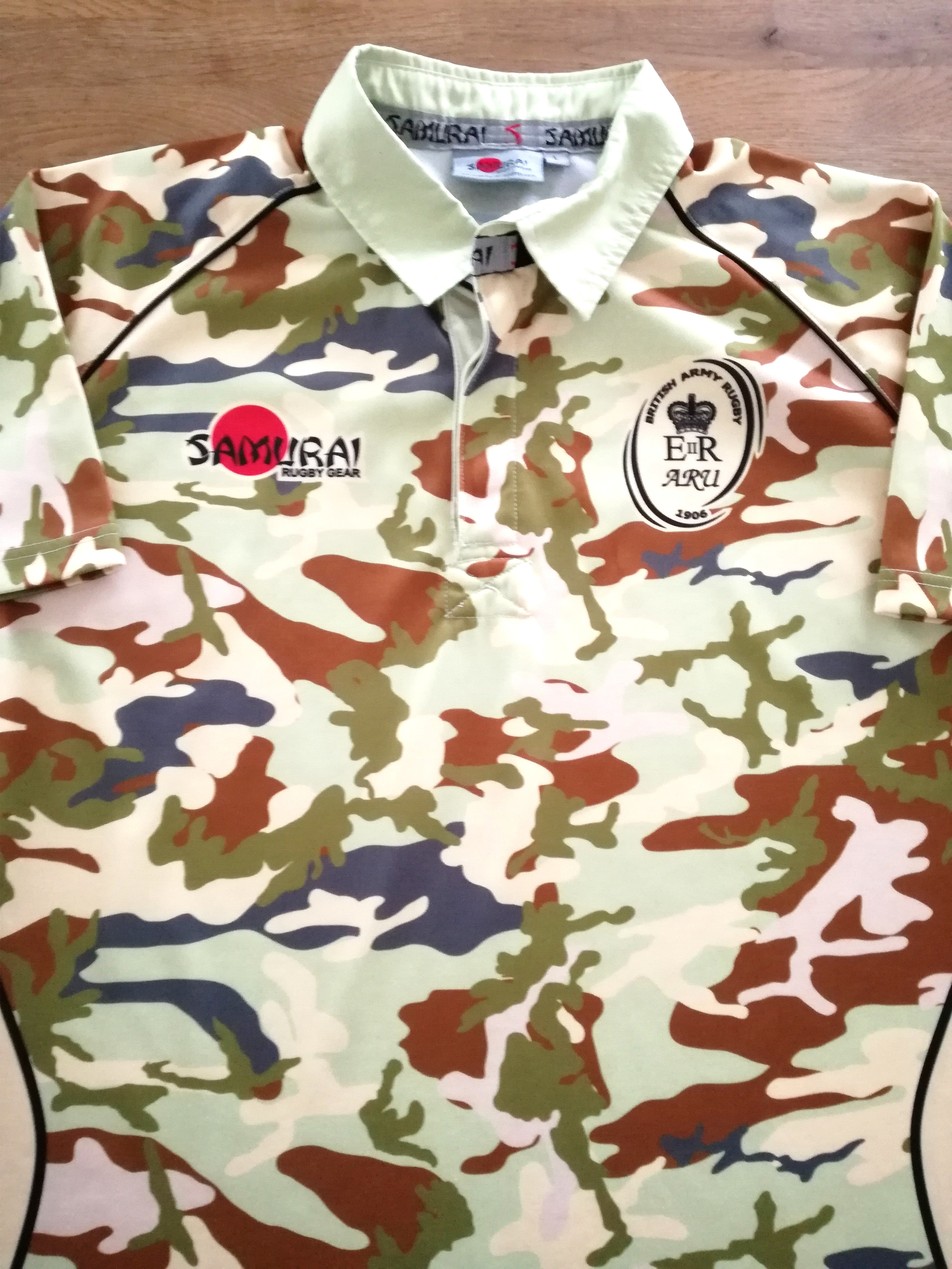 2012 British Army 'Camouflage' Rugby Shirt
