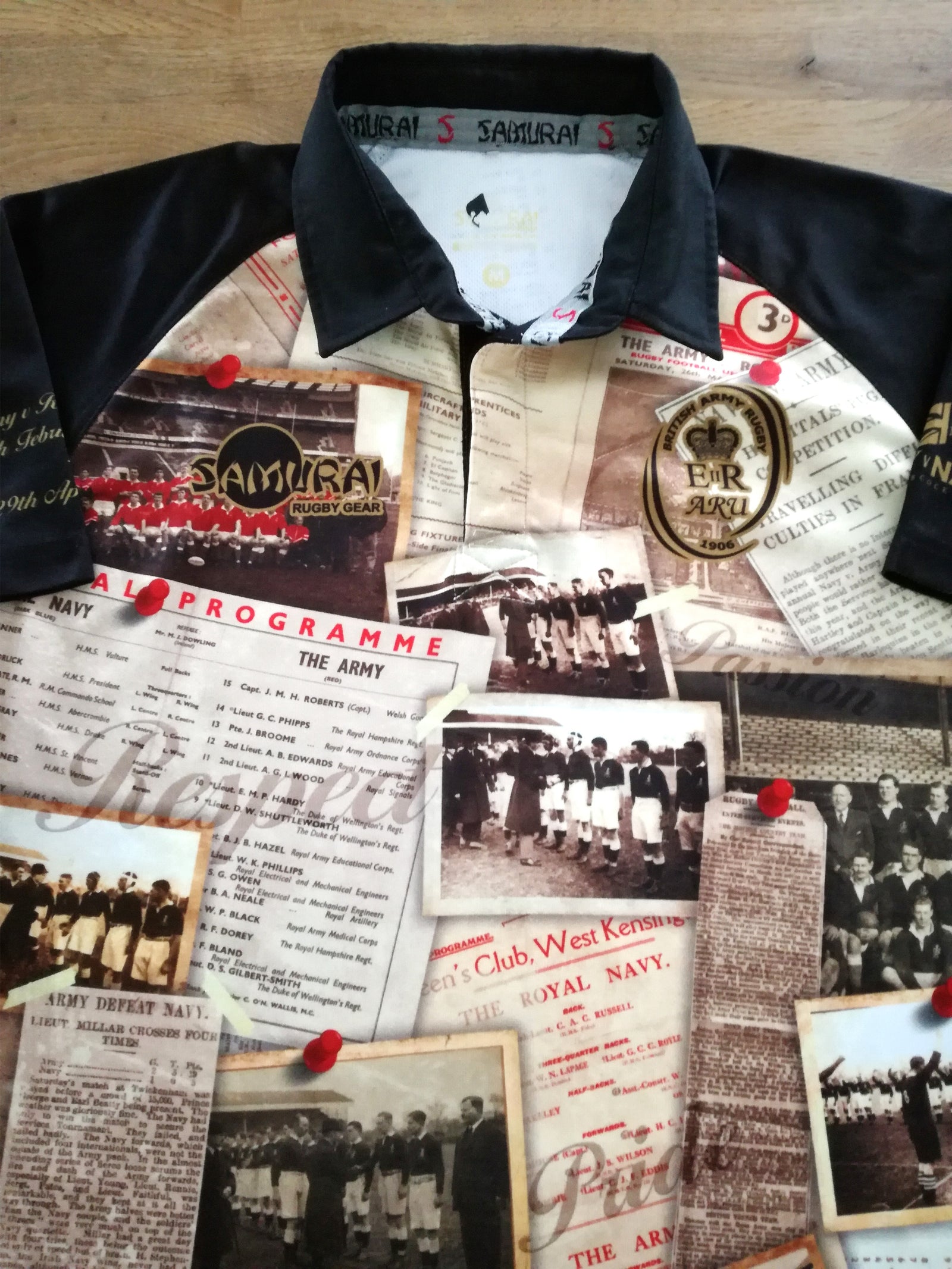 2015 British Army vs Navy 'Centenary' Rugby Shirt