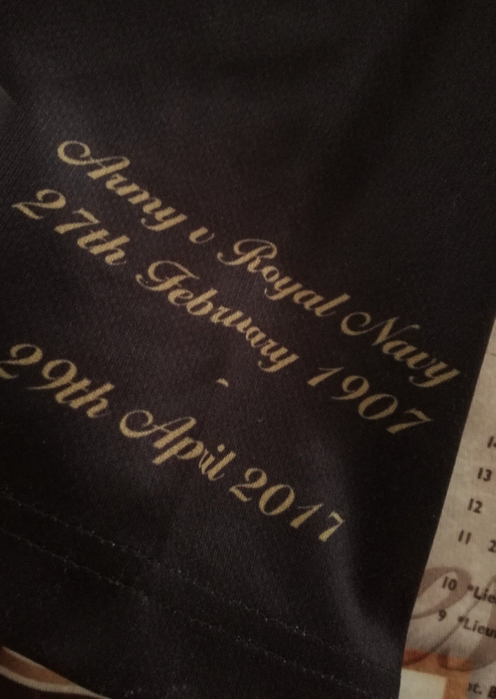 2017 British Army vs Navy 'Centenary' Rugby Shirt (M)