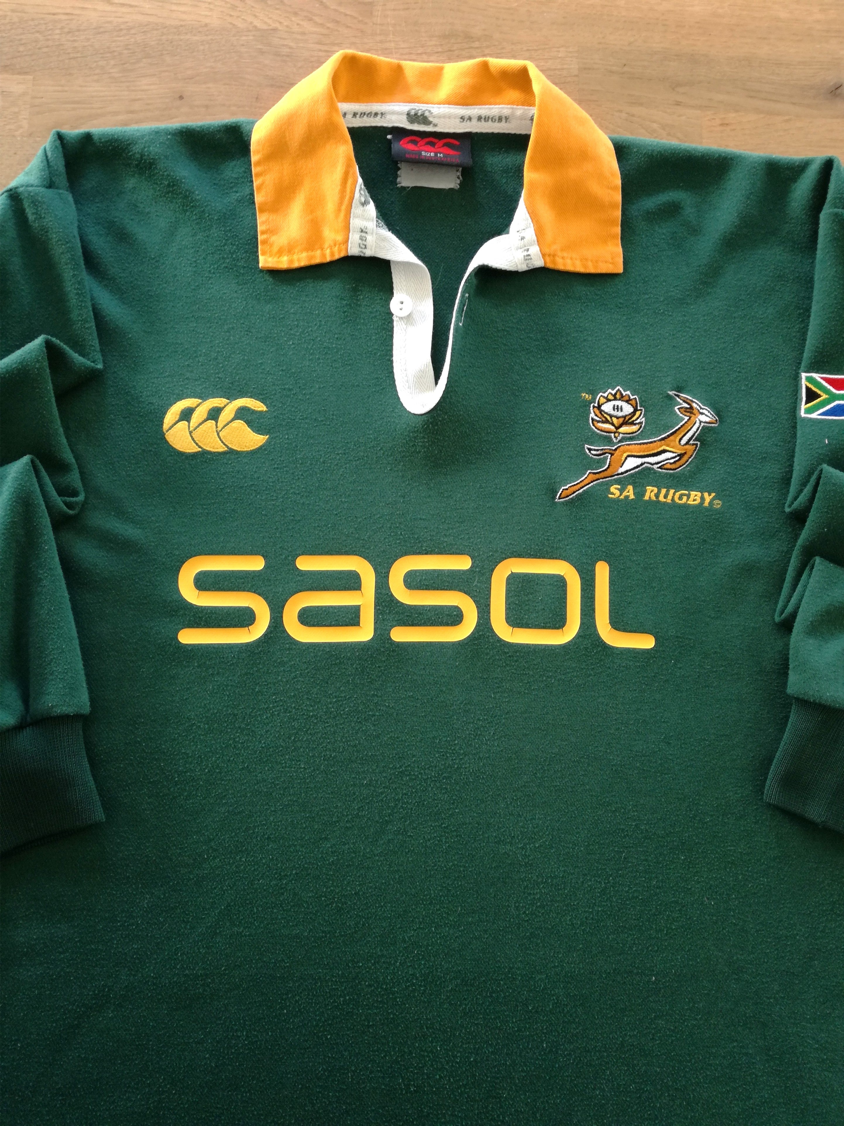 2004 South Africa Home Long Sleeve Rugby Shirt
