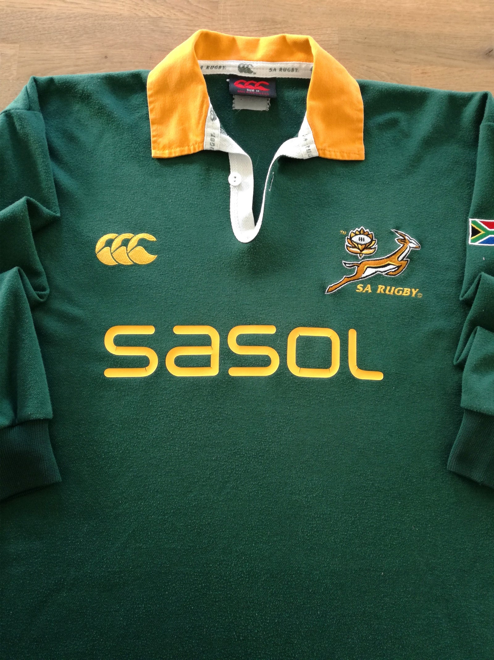 2004 South Africa Home Long Sleeve Rugby Shirt