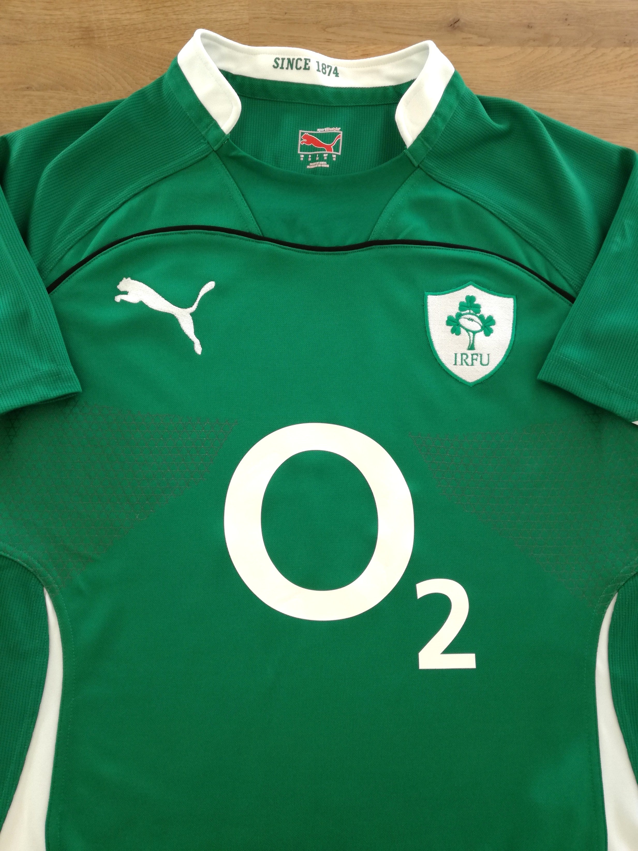 2009/10 Ireland Home Pro-Fit Rugby Shirt