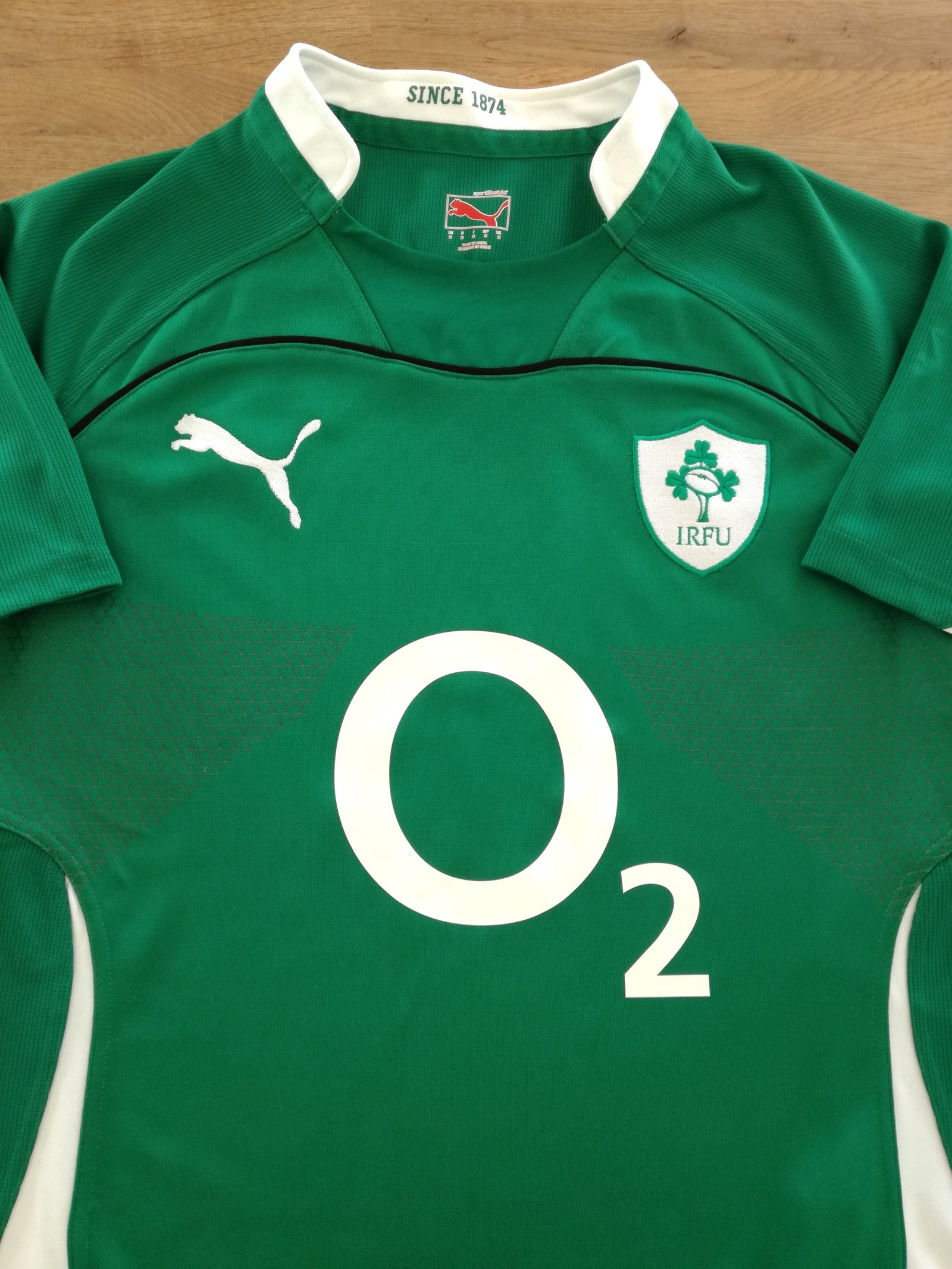 2009/10 Ireland Home Pro-Fit Rugby Shirt