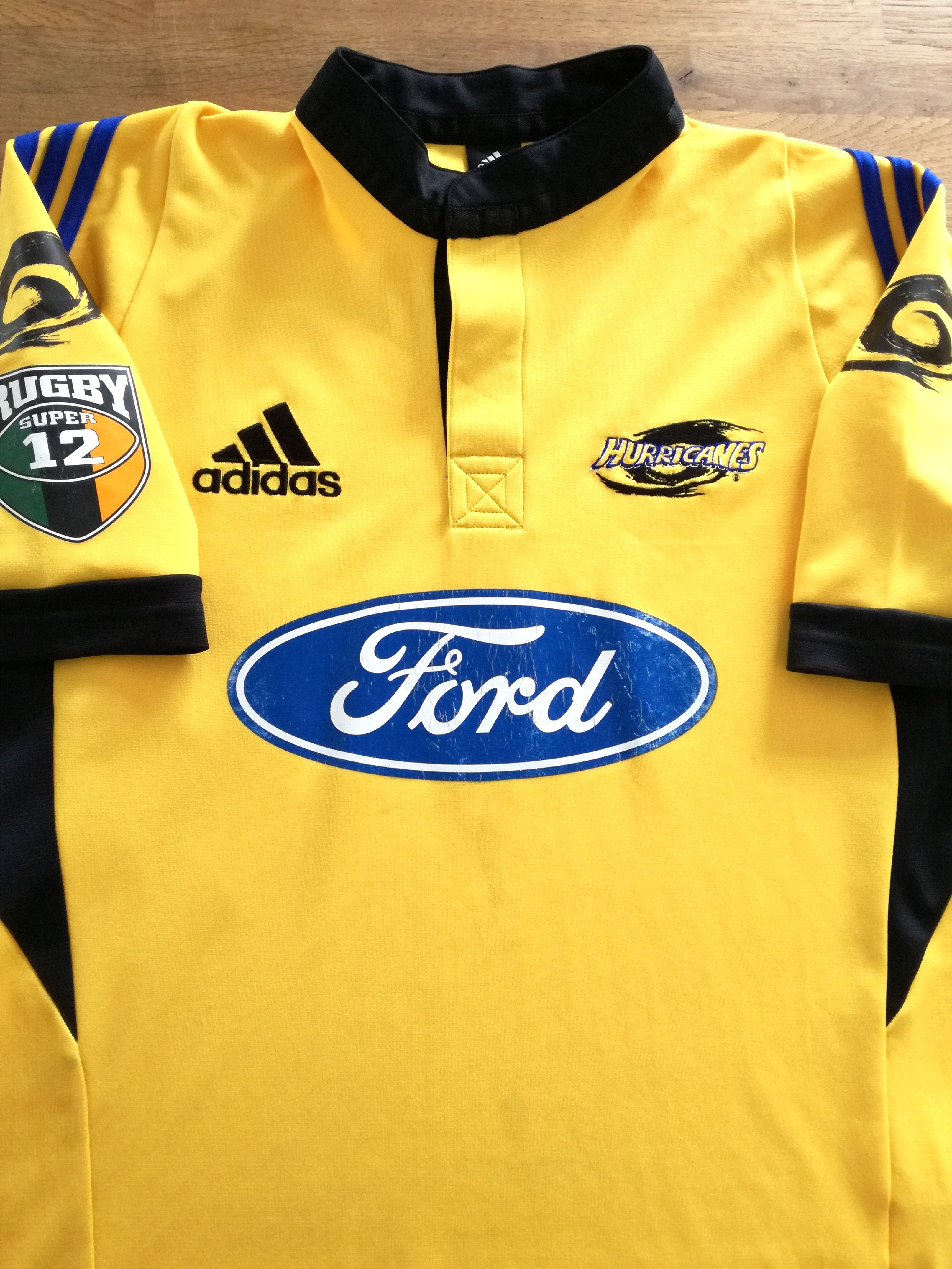 2003 Hurricanes Home Super 12 Rugby Shirt