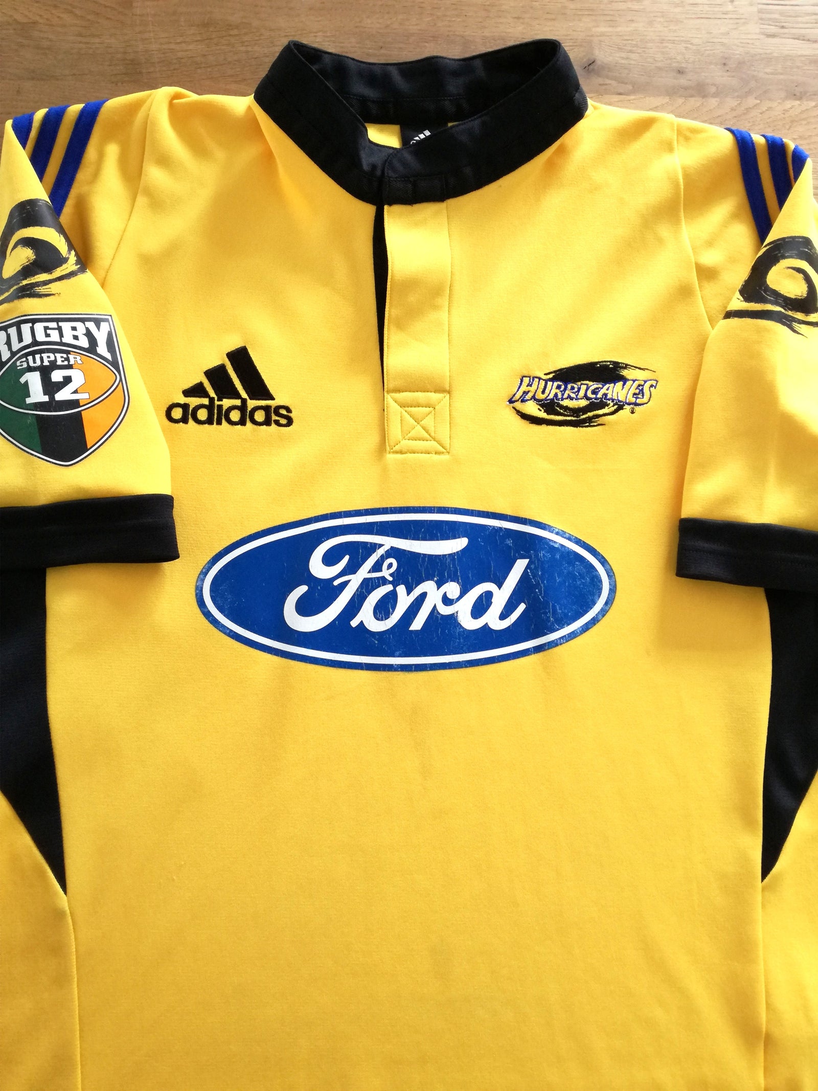 2003 Hurricanes Home Super 12 Rugby Shirt