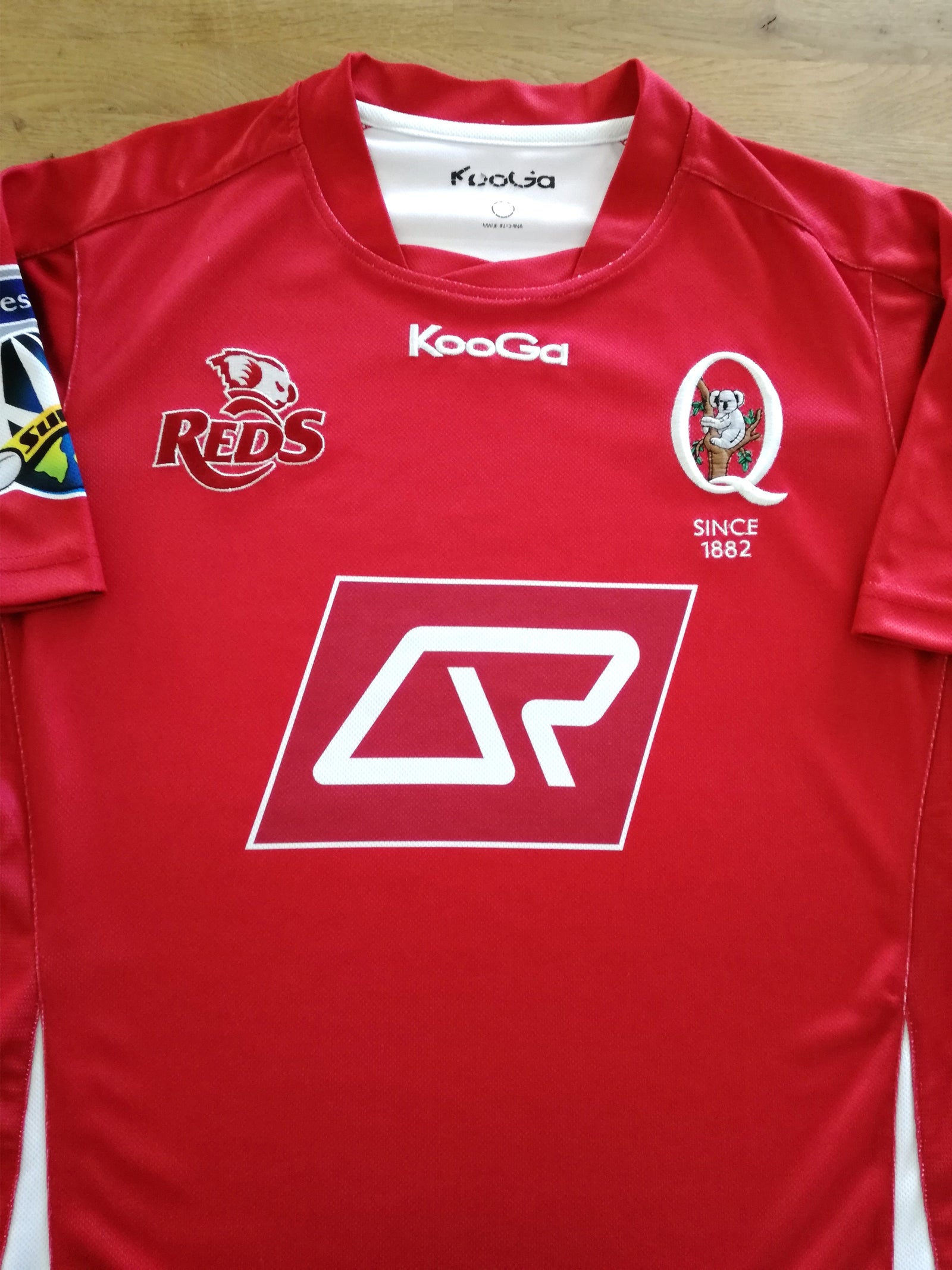 2010 Queensland Reds Home Super14 Rugby Shirt