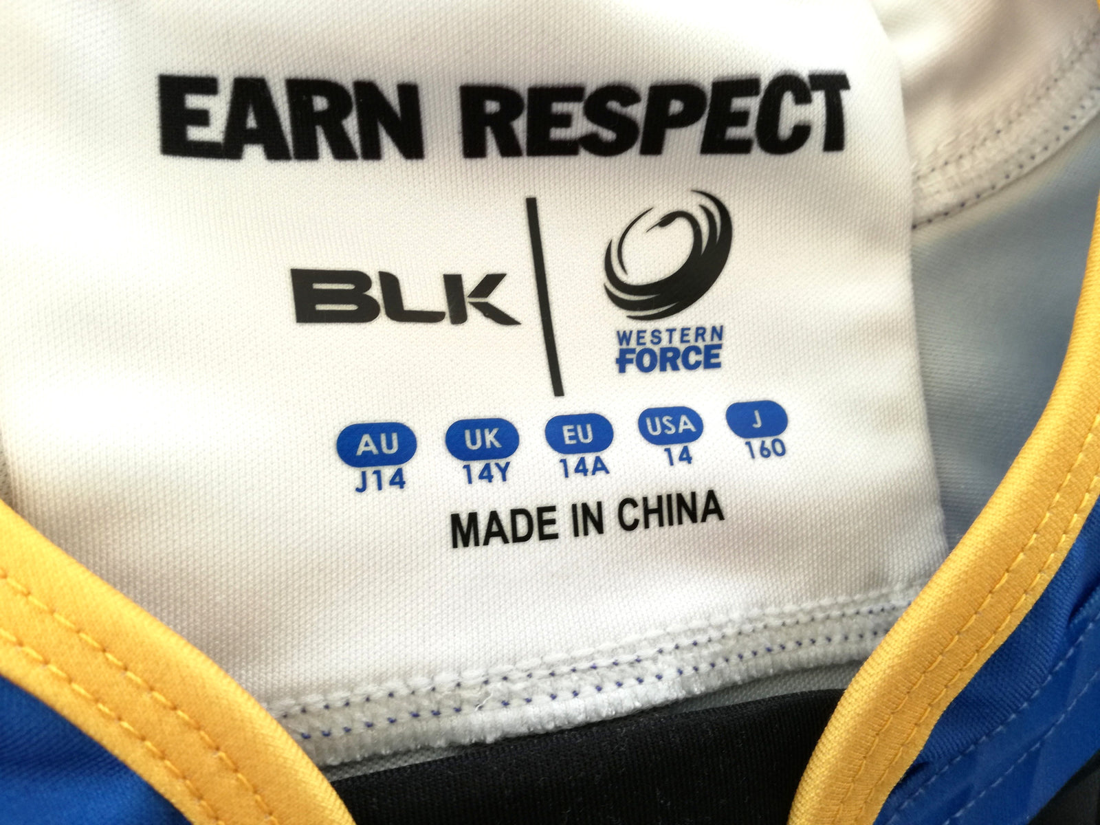 2016 Western Force Home Rugby Shirt (Youth)