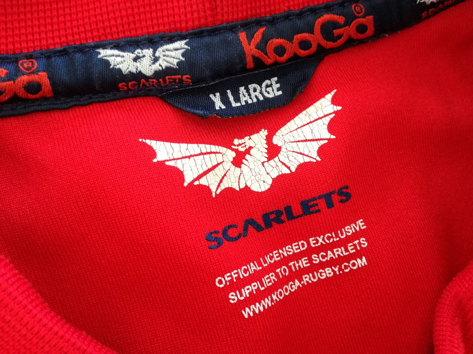 2007/08 Scarlets Home Rugby Shirt (XL)