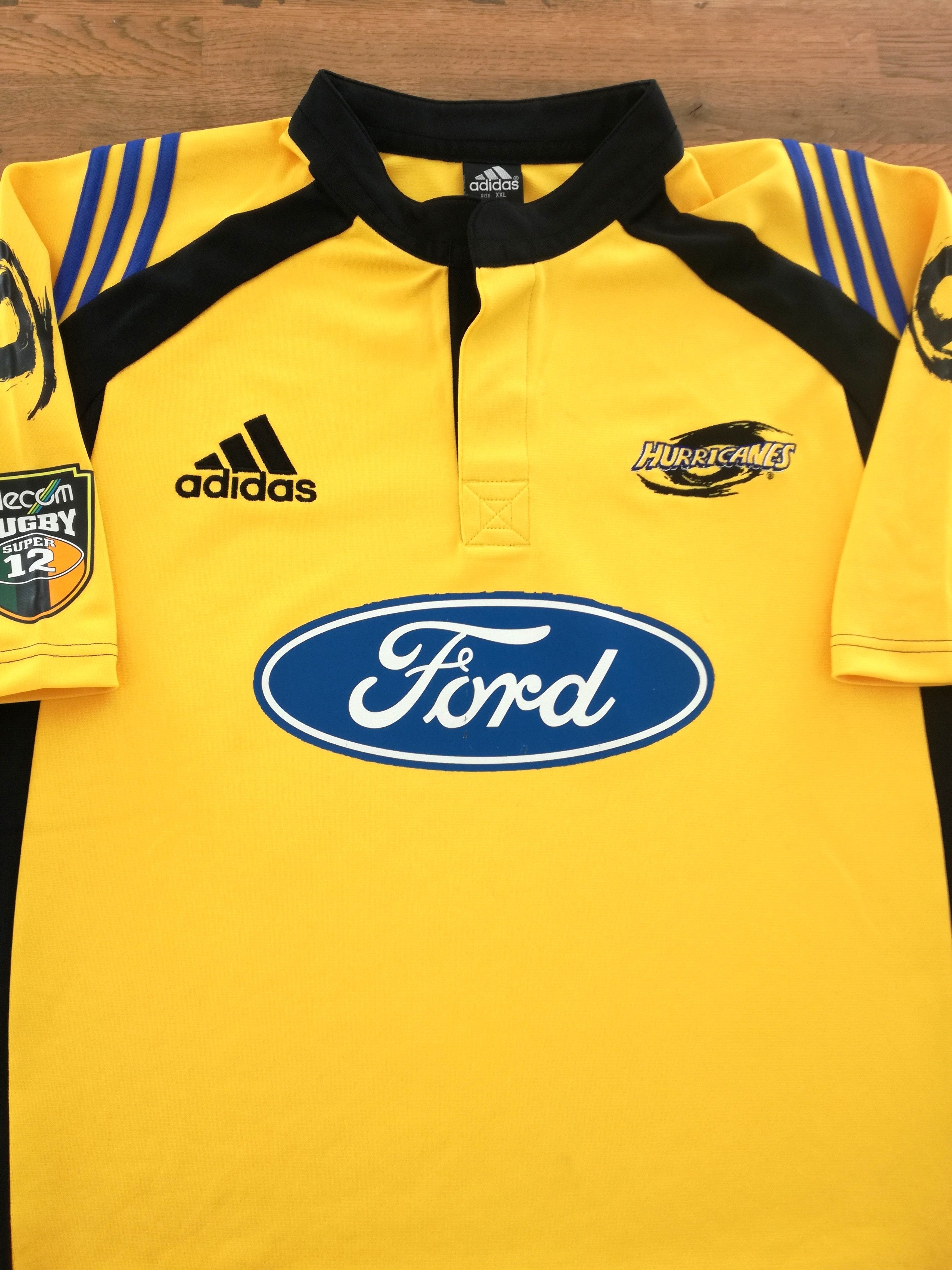 2001 Hurricanes Home Super12 Rugby Shirt