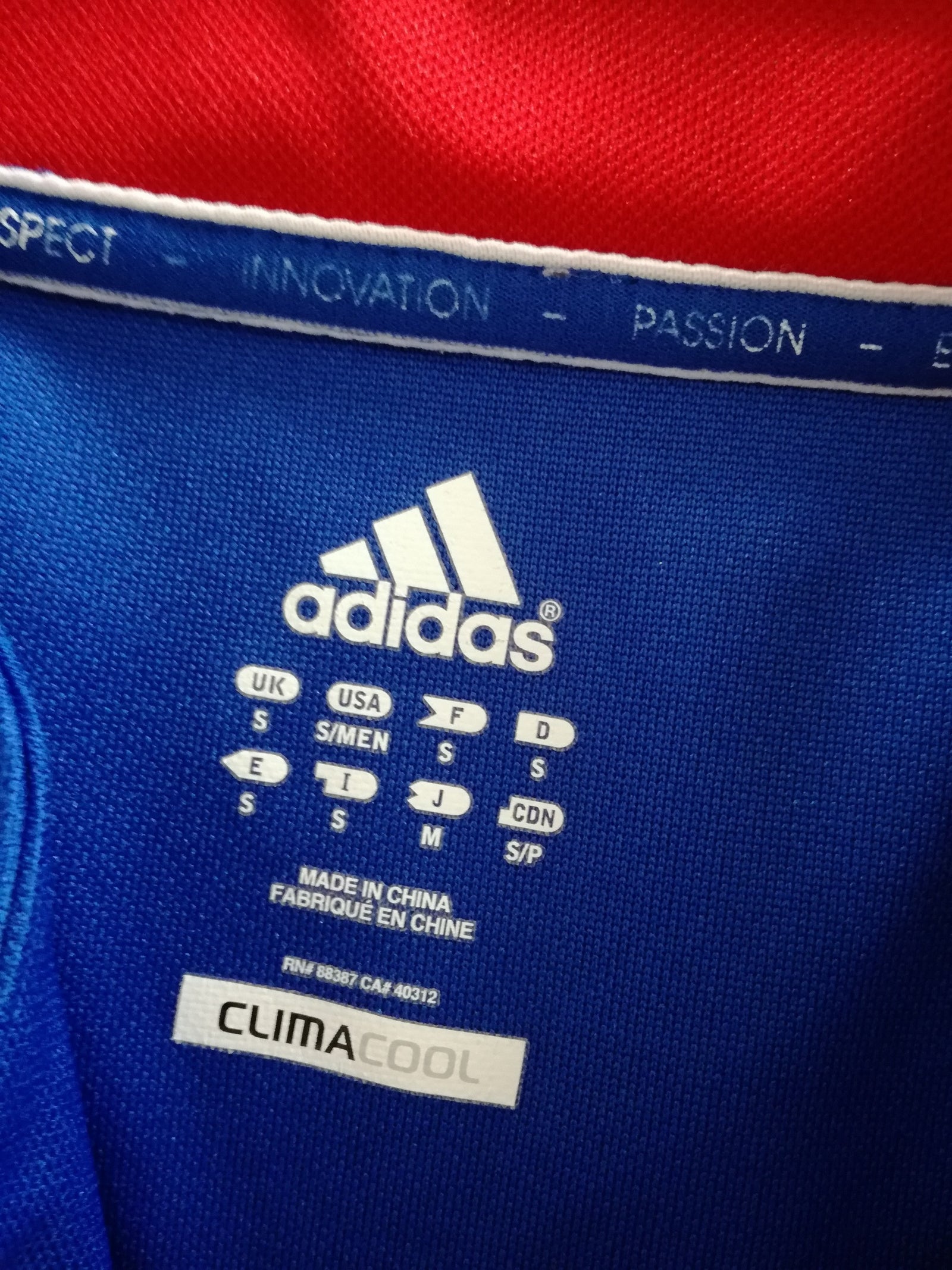 2012/13 France Home Rugby Shirt (S)