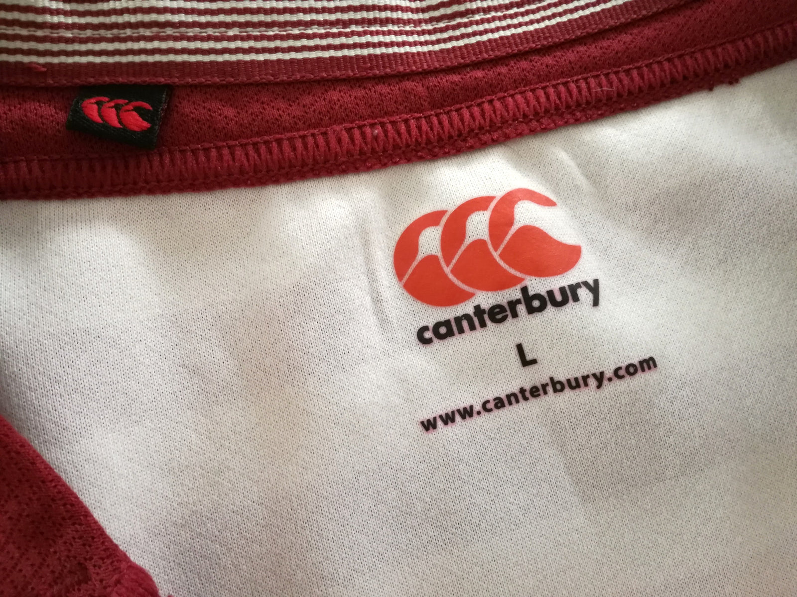 2013/14 England Away Player Issue Rugby Shirt (L)
