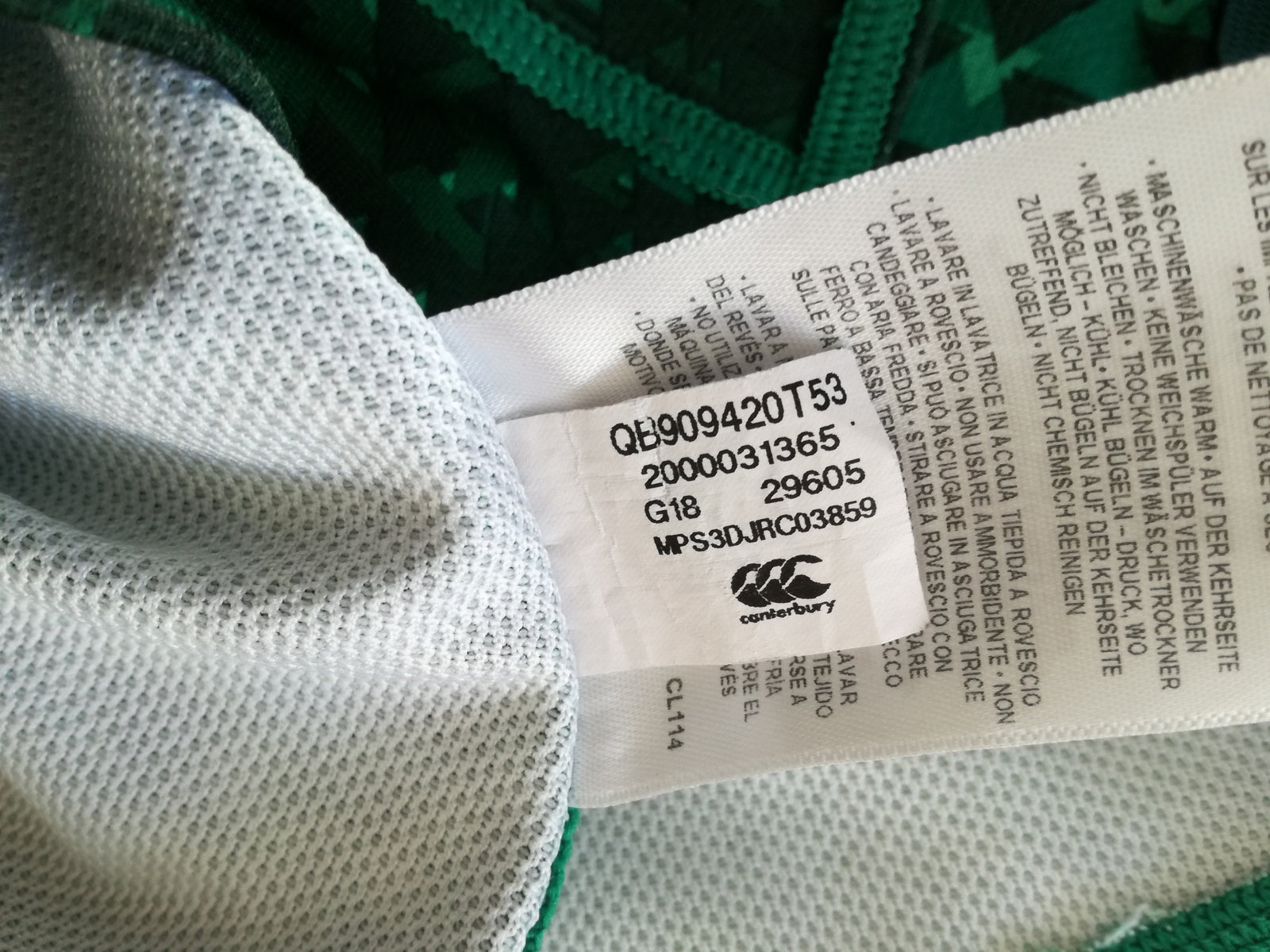 2018/19 Ireland Home Vapodri Rugby Shirt (XS)