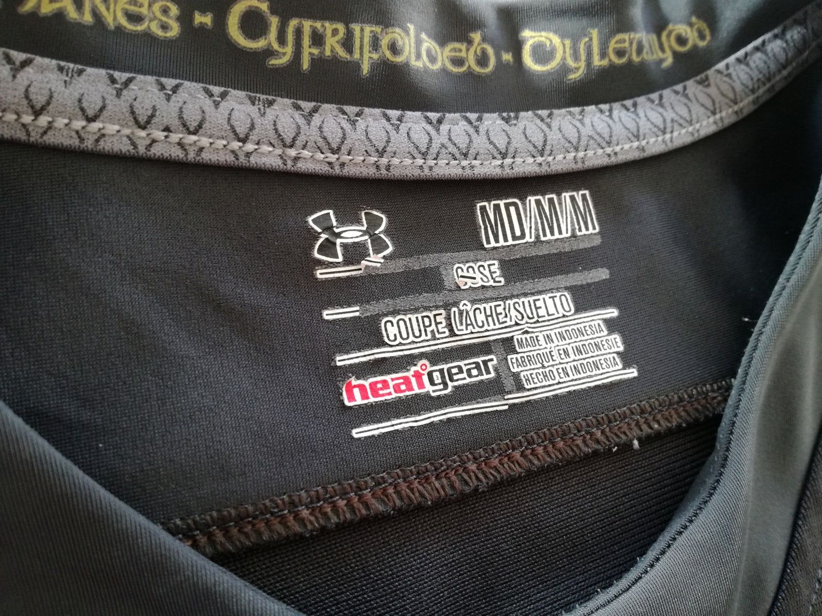 2015 Wales Away World Cup Pro-Fit Rugby Shirt (M)