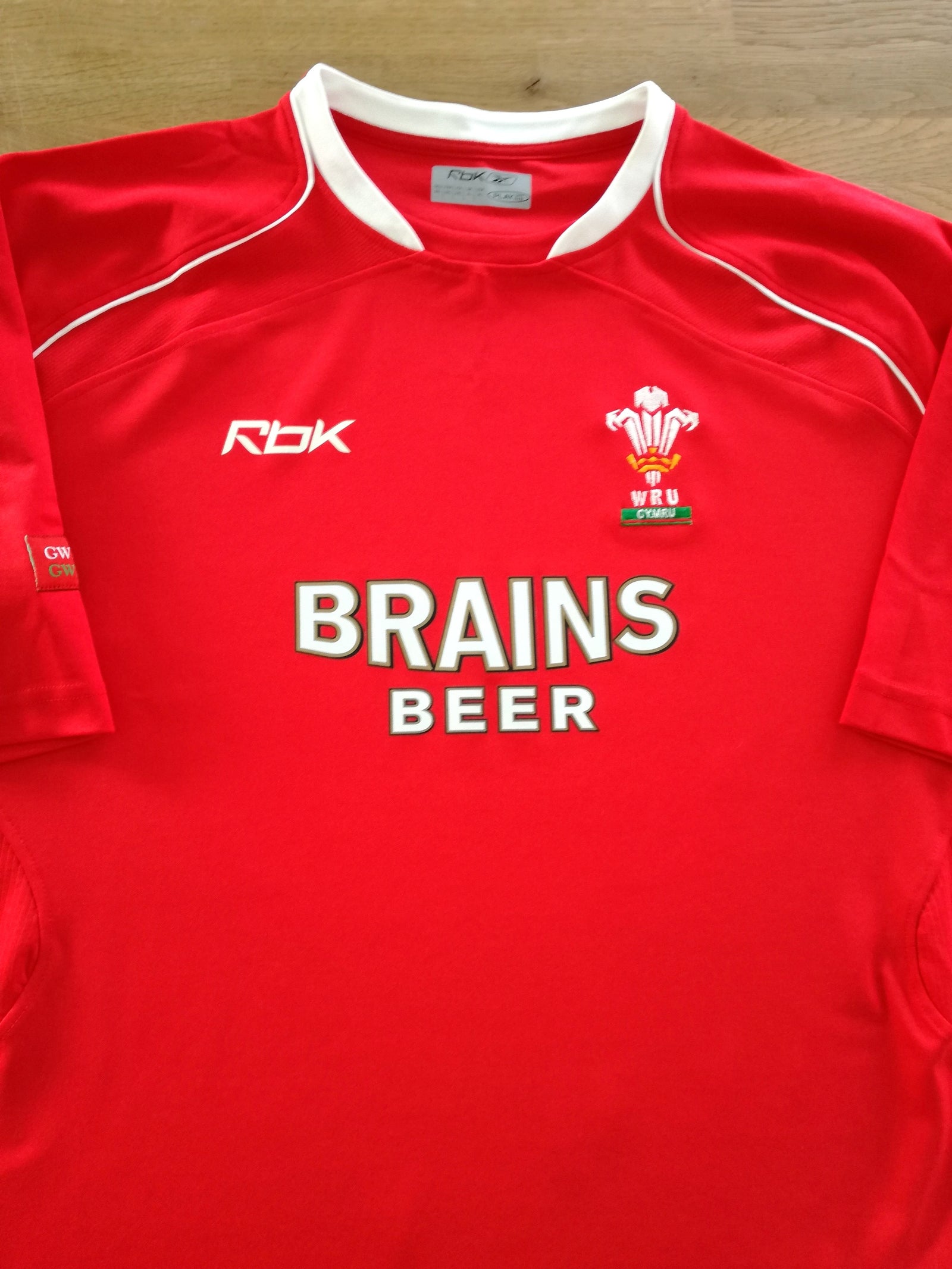 2006/07 Wales Home Pro-Fit Rugby Shirt