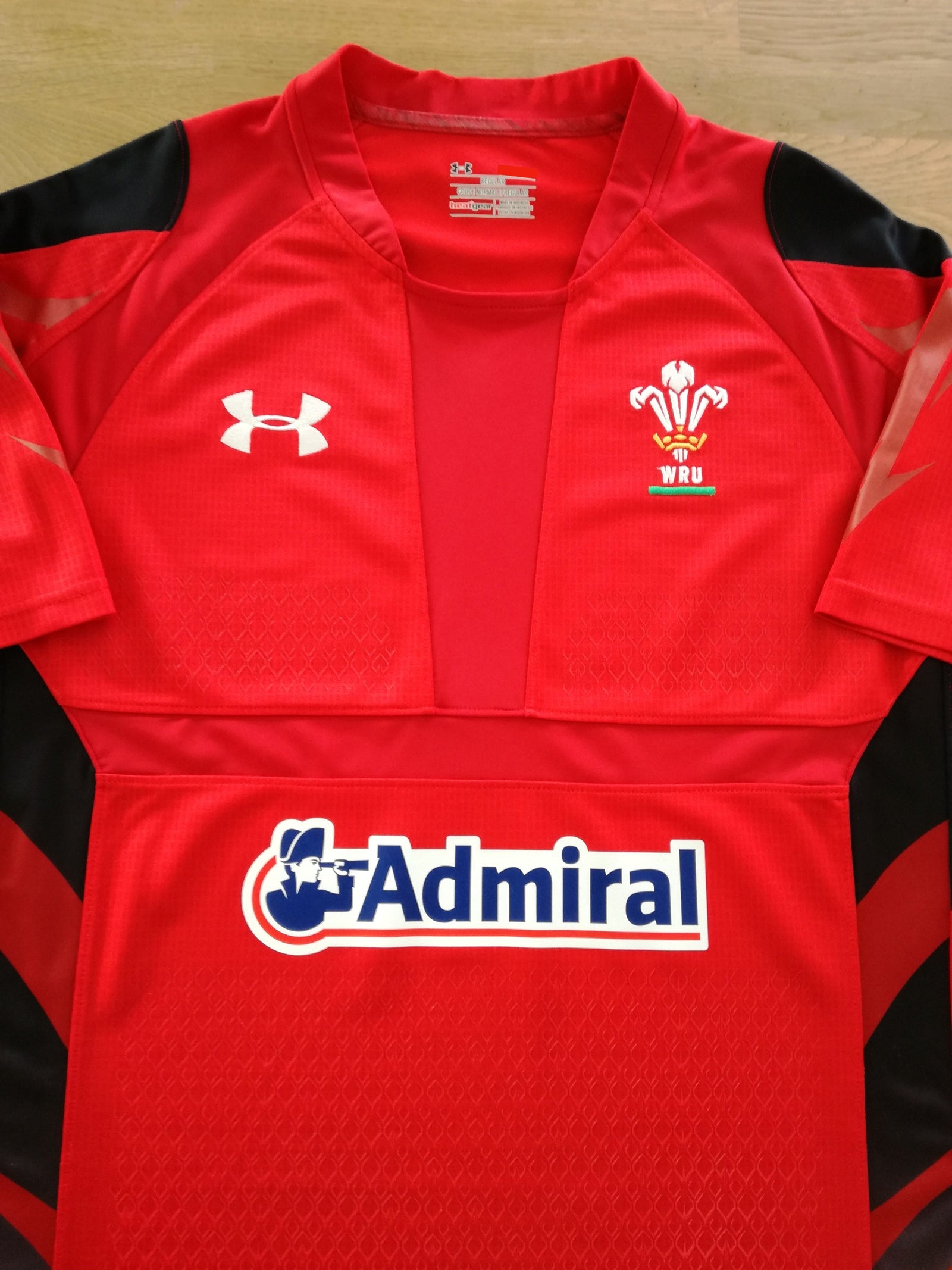 2013/14 Wales Home Pro-Fit Rugby Shirt