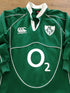2007/08 Ireland Home Long Sleeve Rugby Shirt