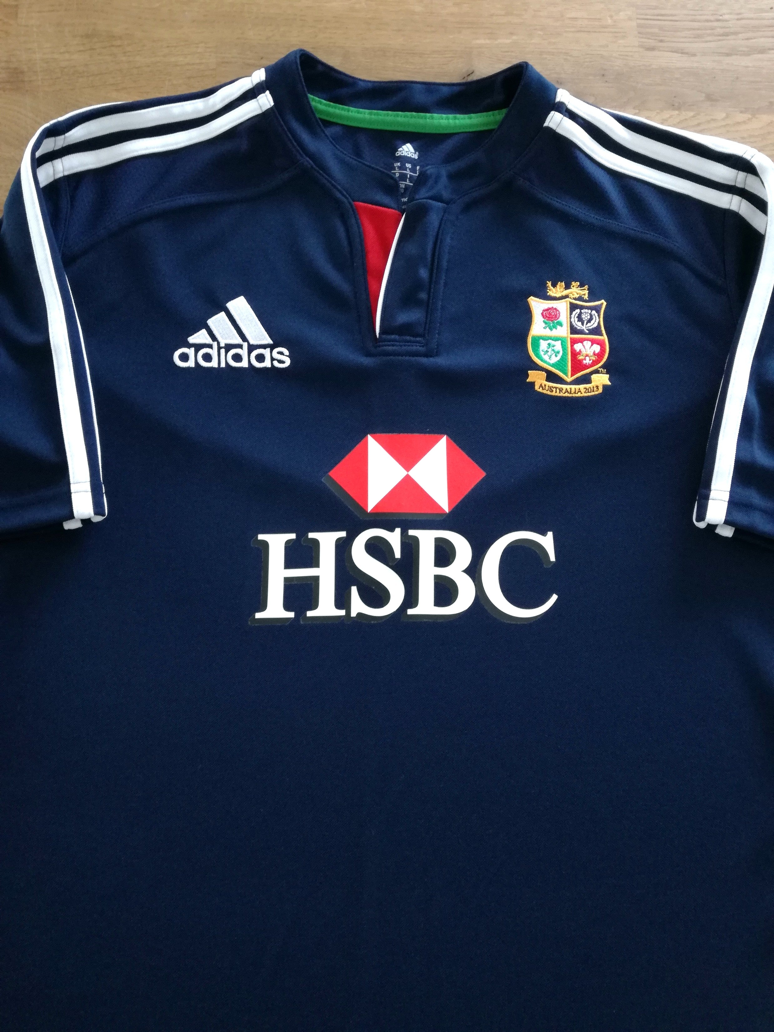 2013 British & Irish Lions Rugby Training Shirt - Navy (M)