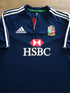 2013 British & Irish Lions Rugby Training Shirt - Navy (M)