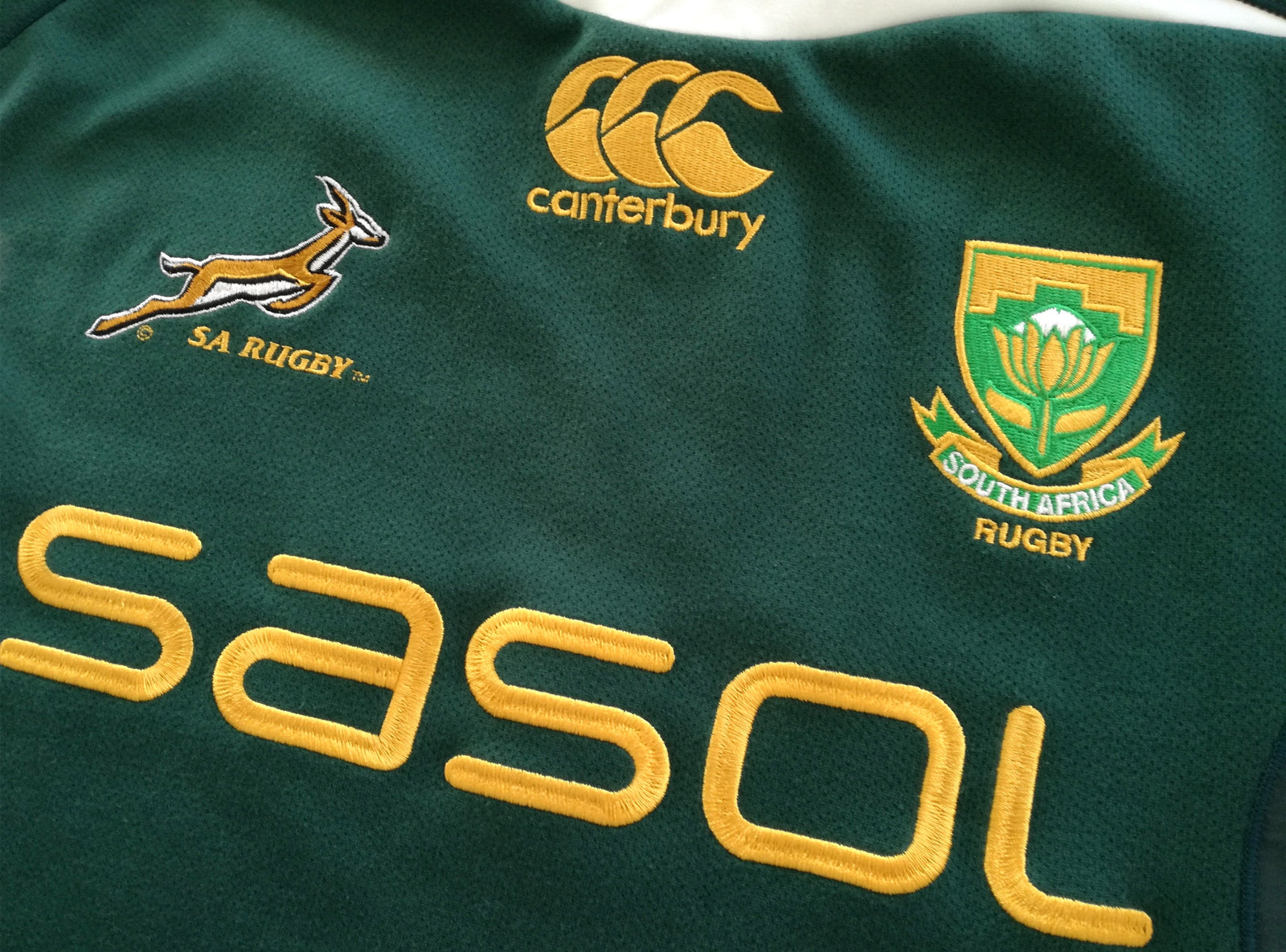 2009 South Africa Home Pro-Fit Rugby Shirt (S)