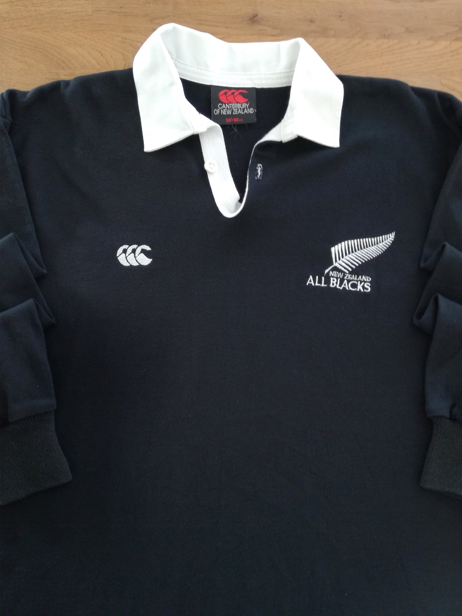 1991 New Zealand Home Long Sleeve Rugby Shirt