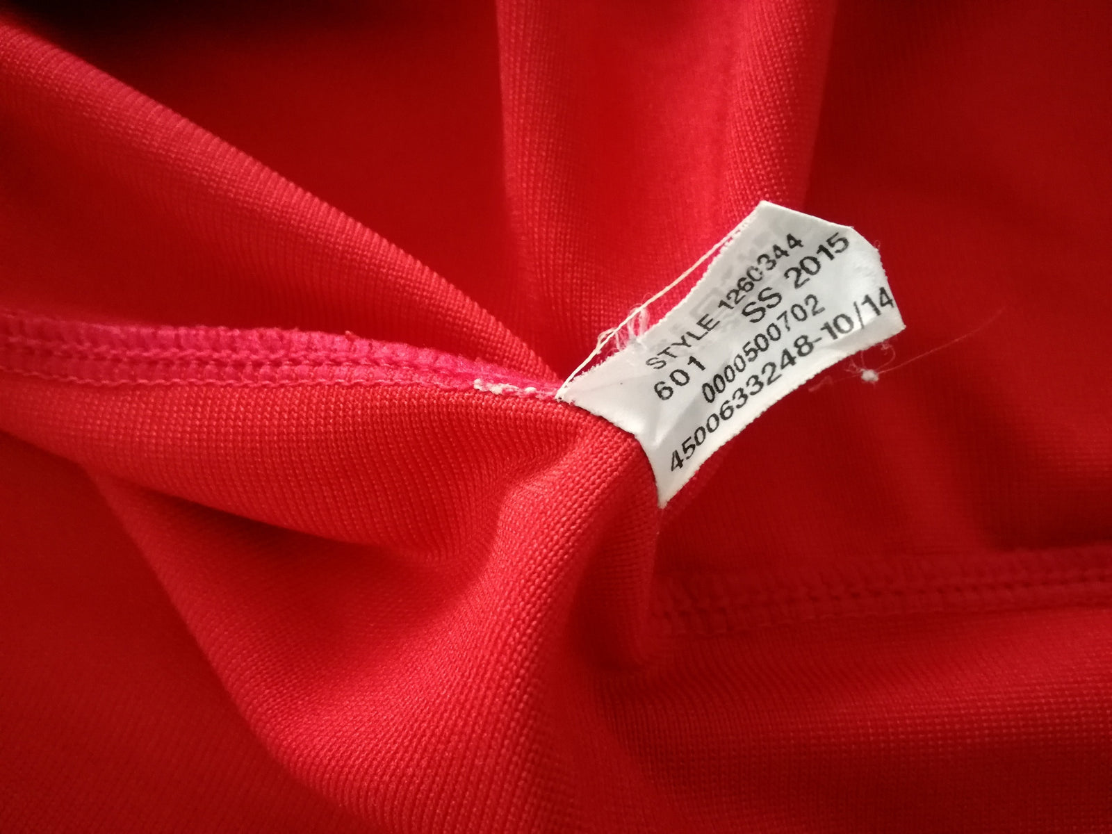 2015 Wales Home World Cup Pro-Fit Rugby Shirt (M)