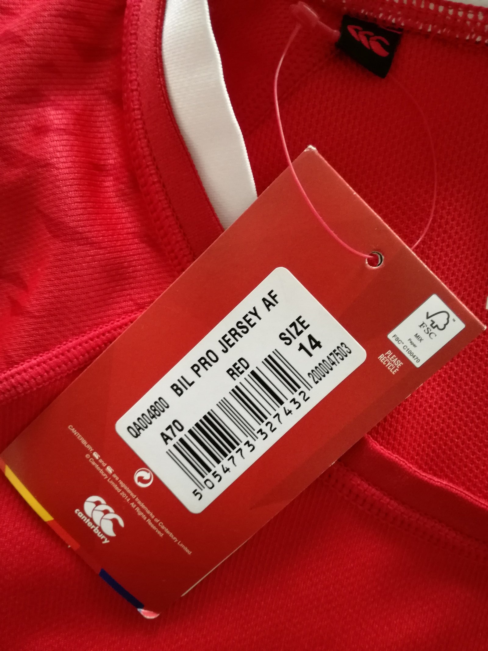 2021 British & Irish Lions Vapodri Rugby Shirt (W) (Size 14)