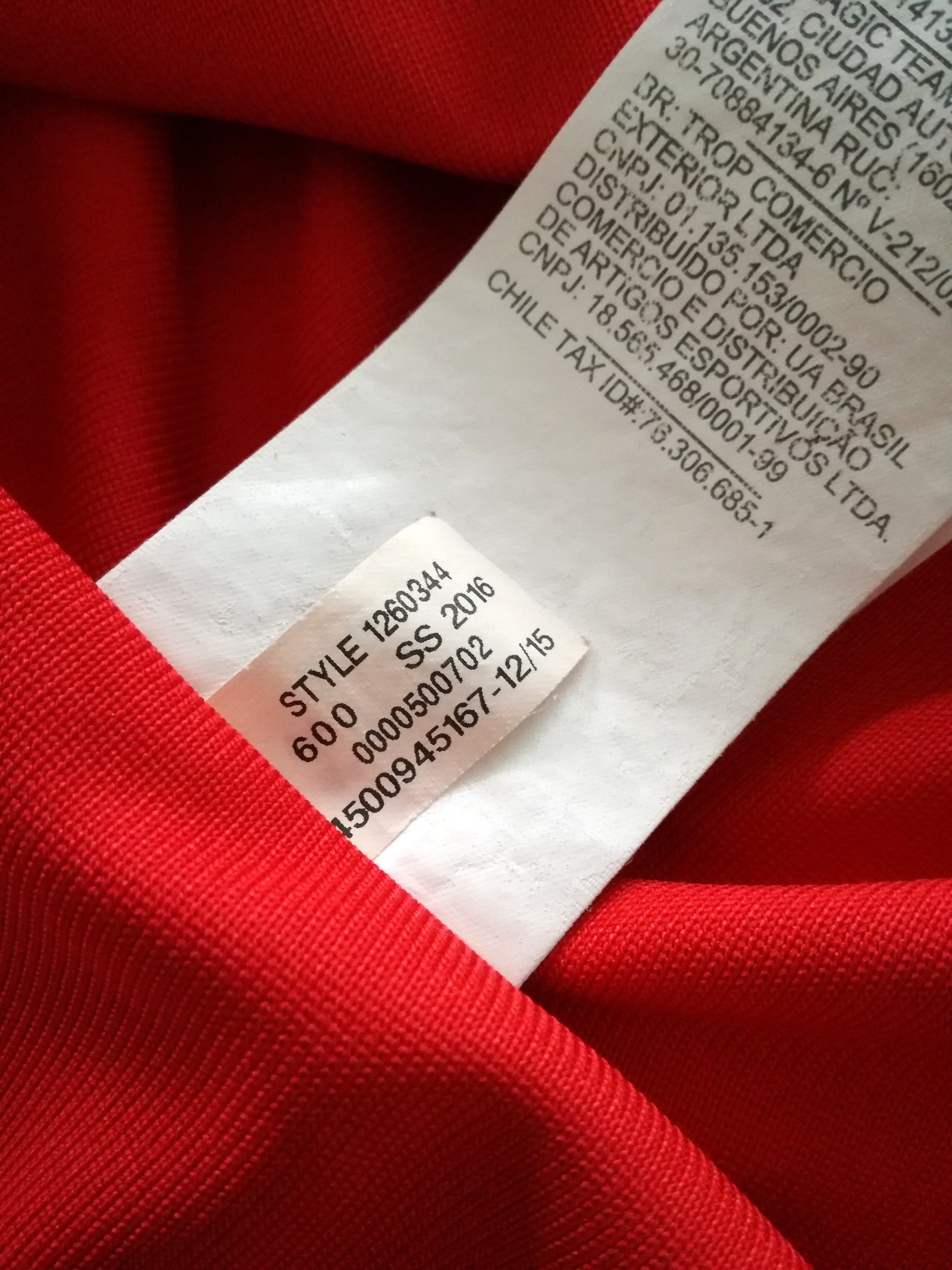 2015/16 Wales Home 'Loose' Rugby Shirt (L)