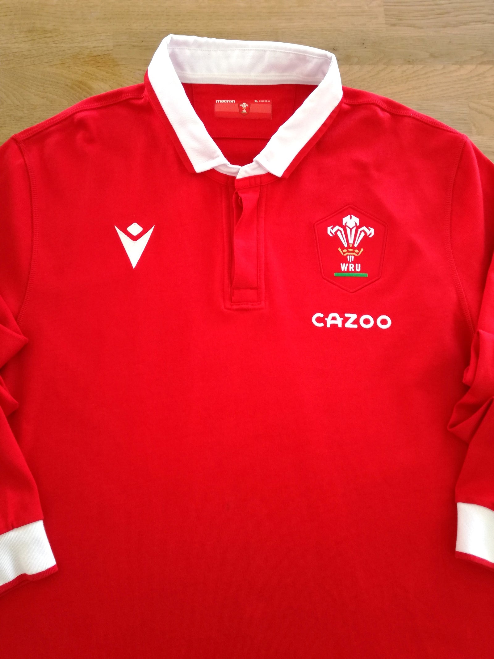 2021/22 Wales Home Long Sleeve Rugby Shirt