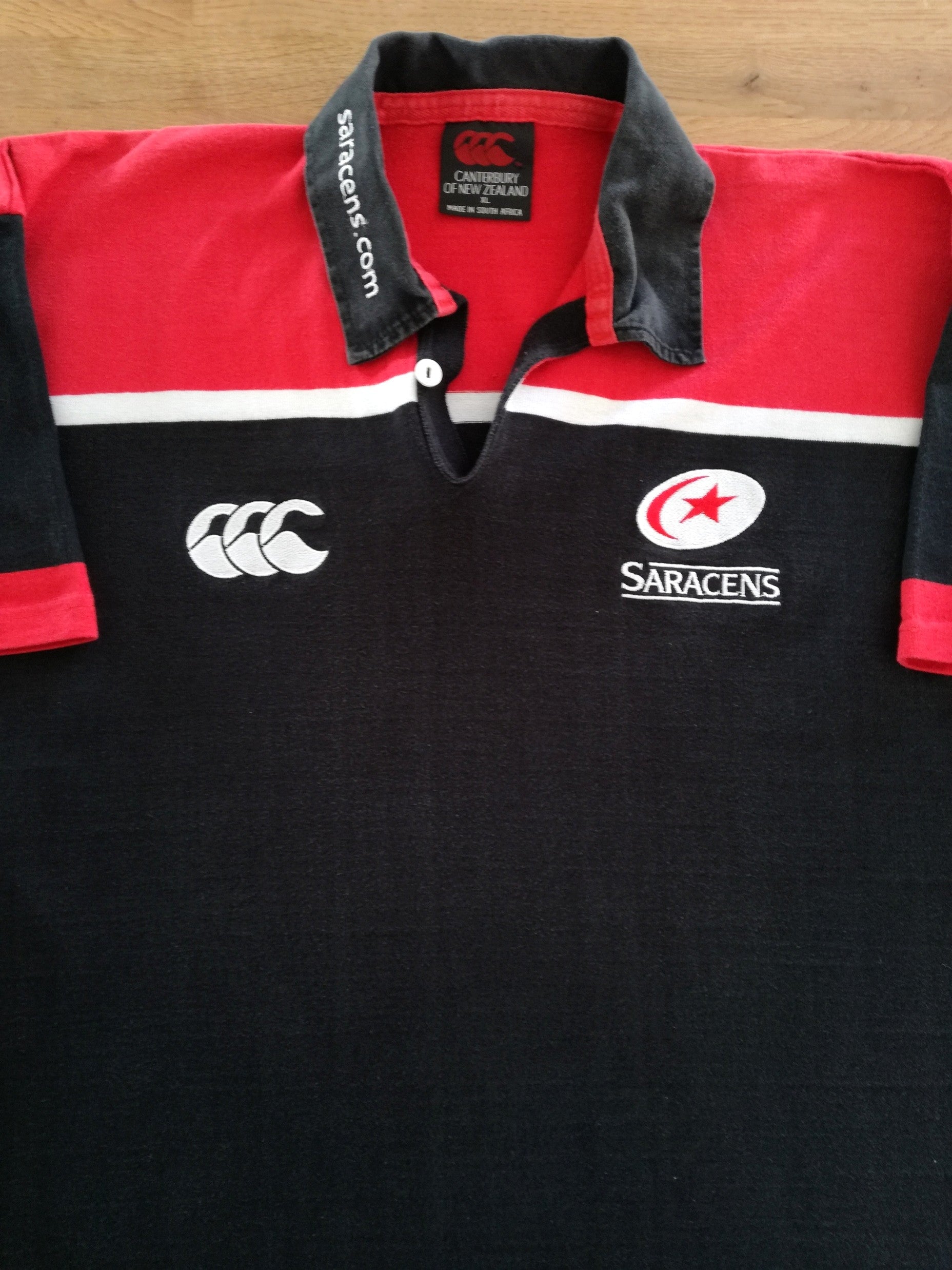 1999/00 Saracens Home Rugby Shirt (XL)