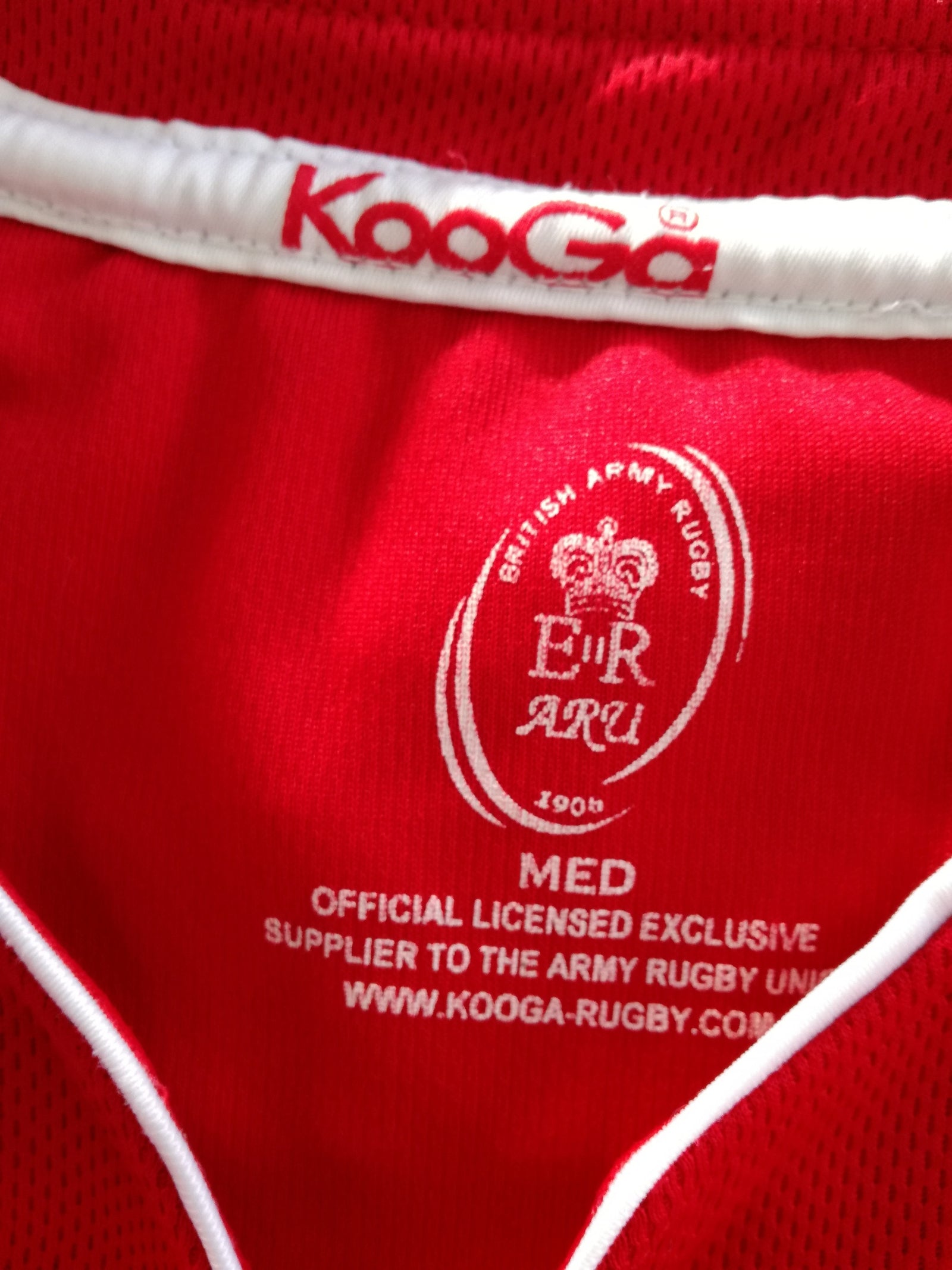 2007 British Army Home Rugby Shirt (M)