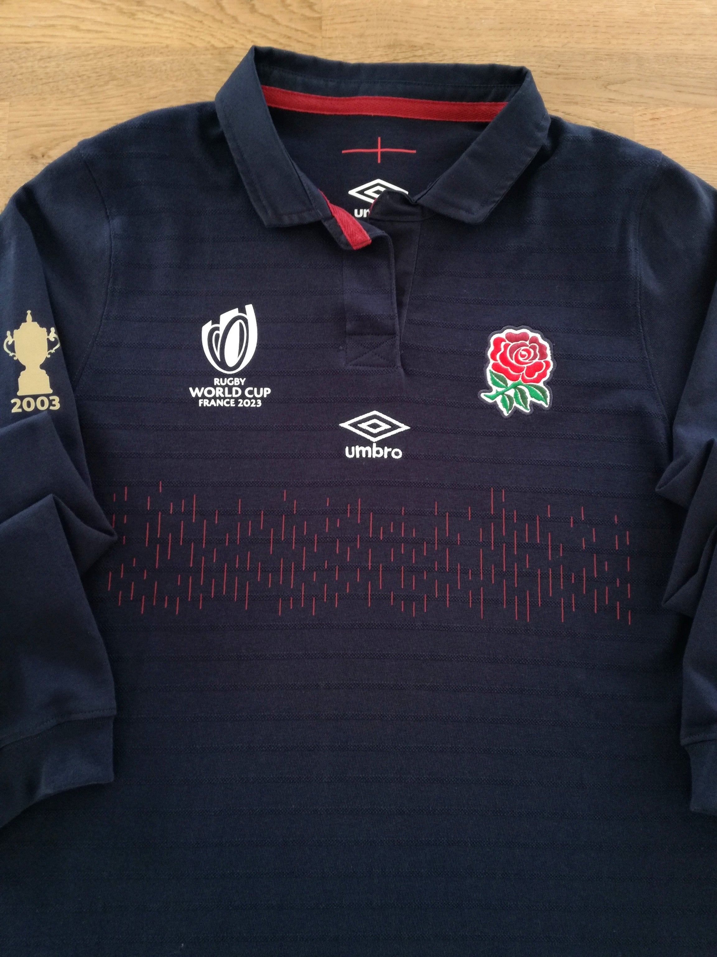 2023 England Away World Cup 'Traditional' Woman's Rugby Shirt