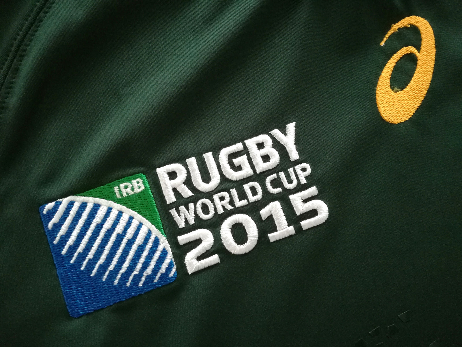 2015 South Africa Home Pro-Fit World Cup Rugby Shirt (L)