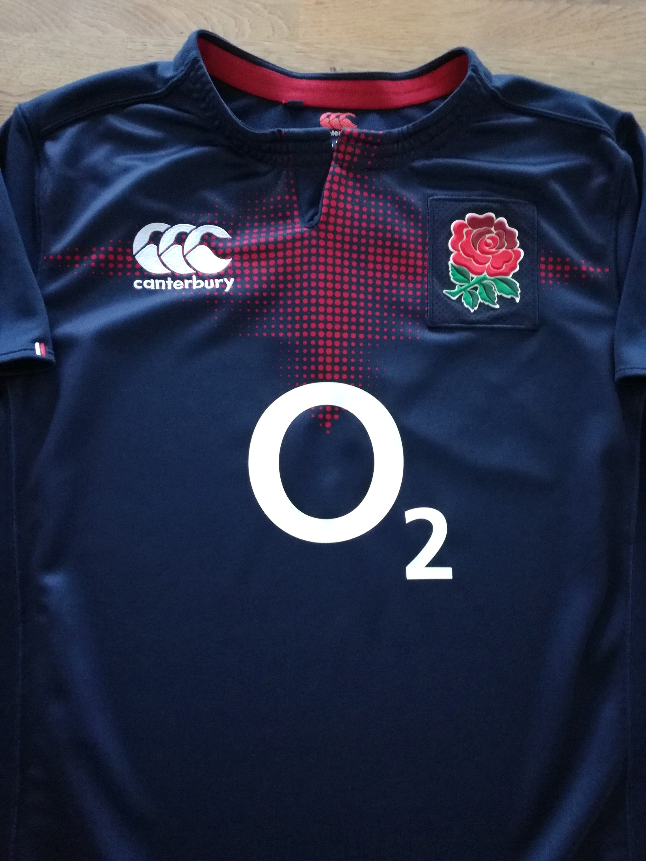 2016/17 England Away Vapodri+ Rugby Shirt