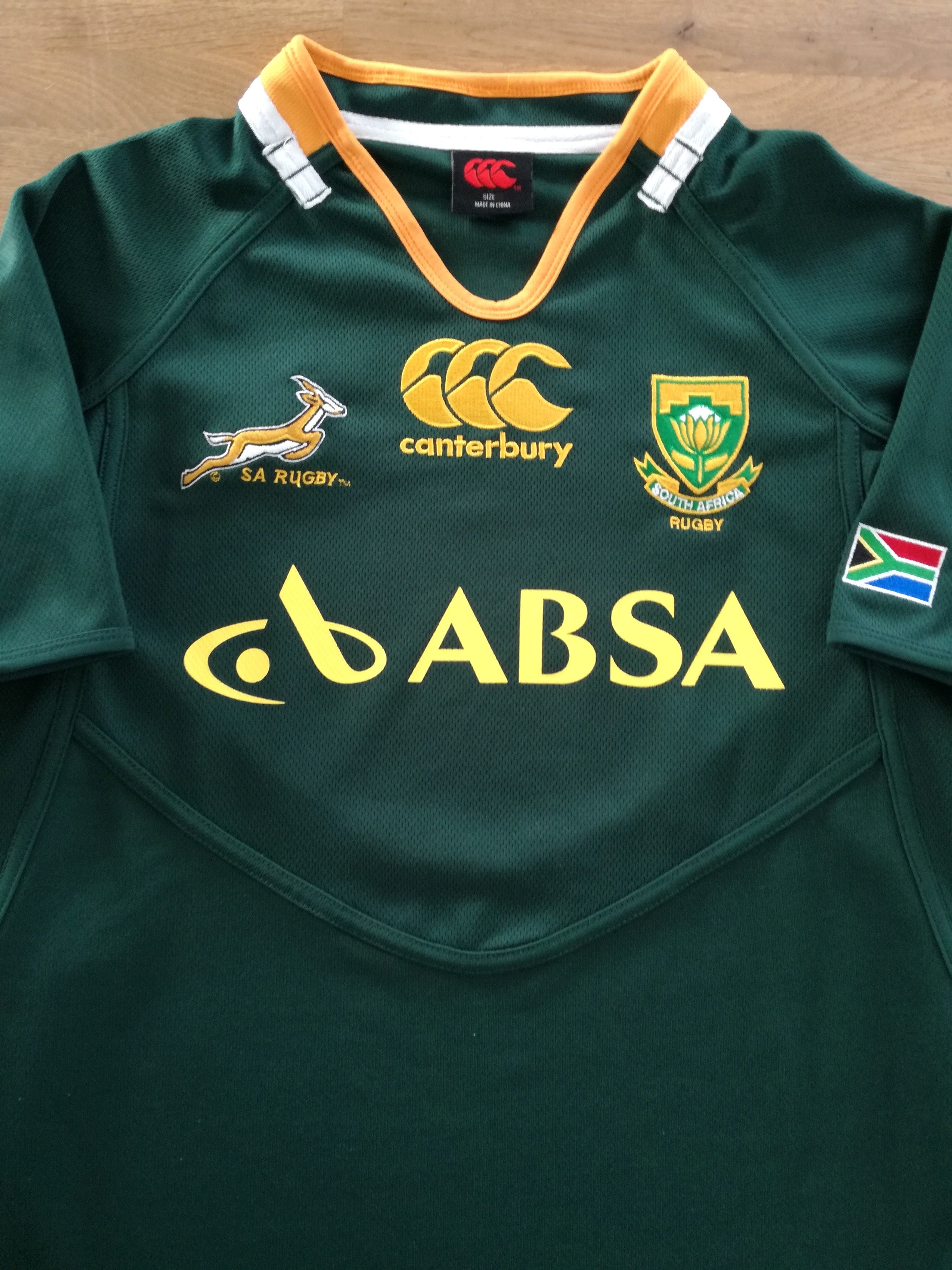 2011 South Africa Home Rugby Shirt