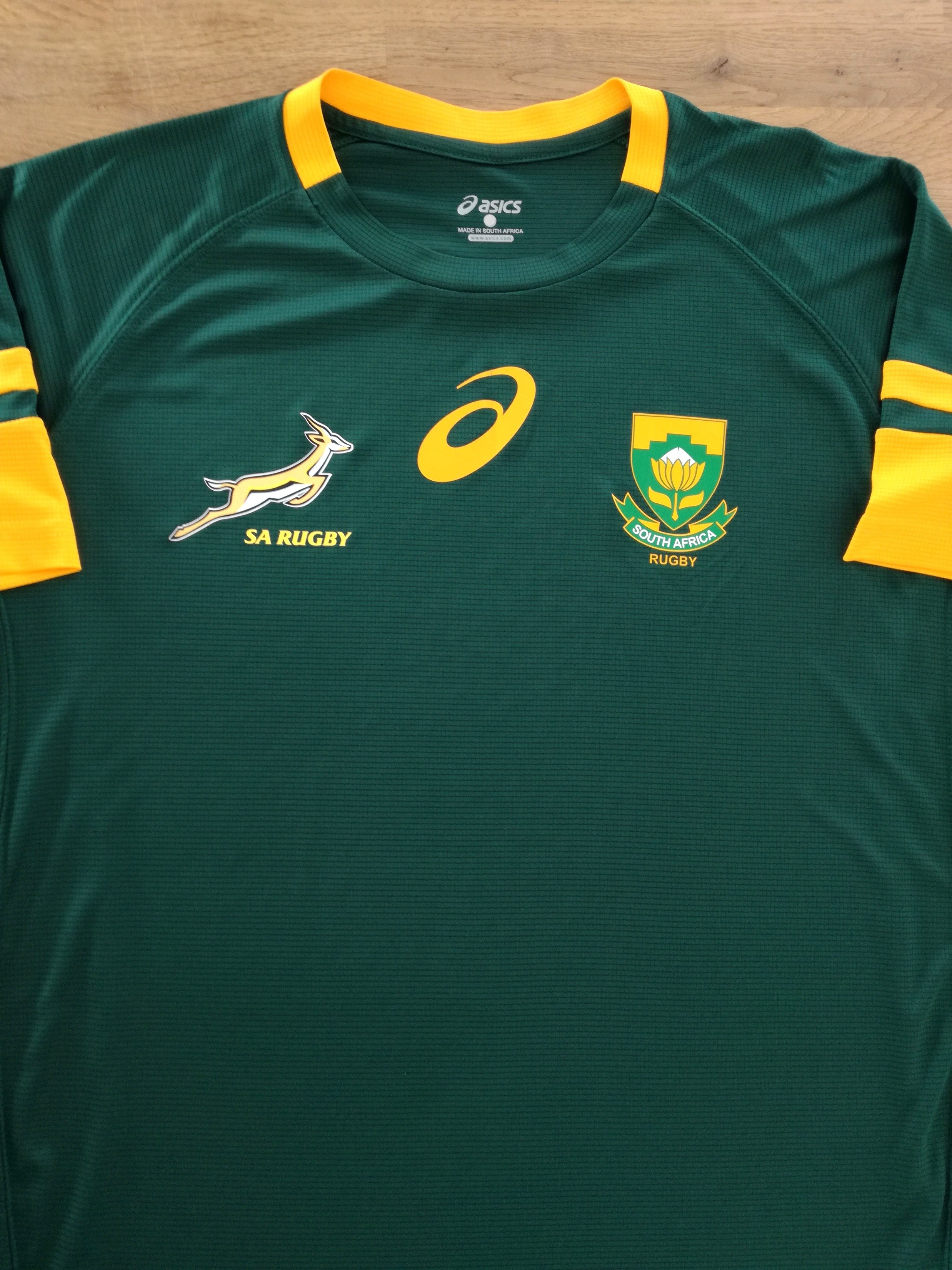2015 South Africa Home Basic Rugby Shirt