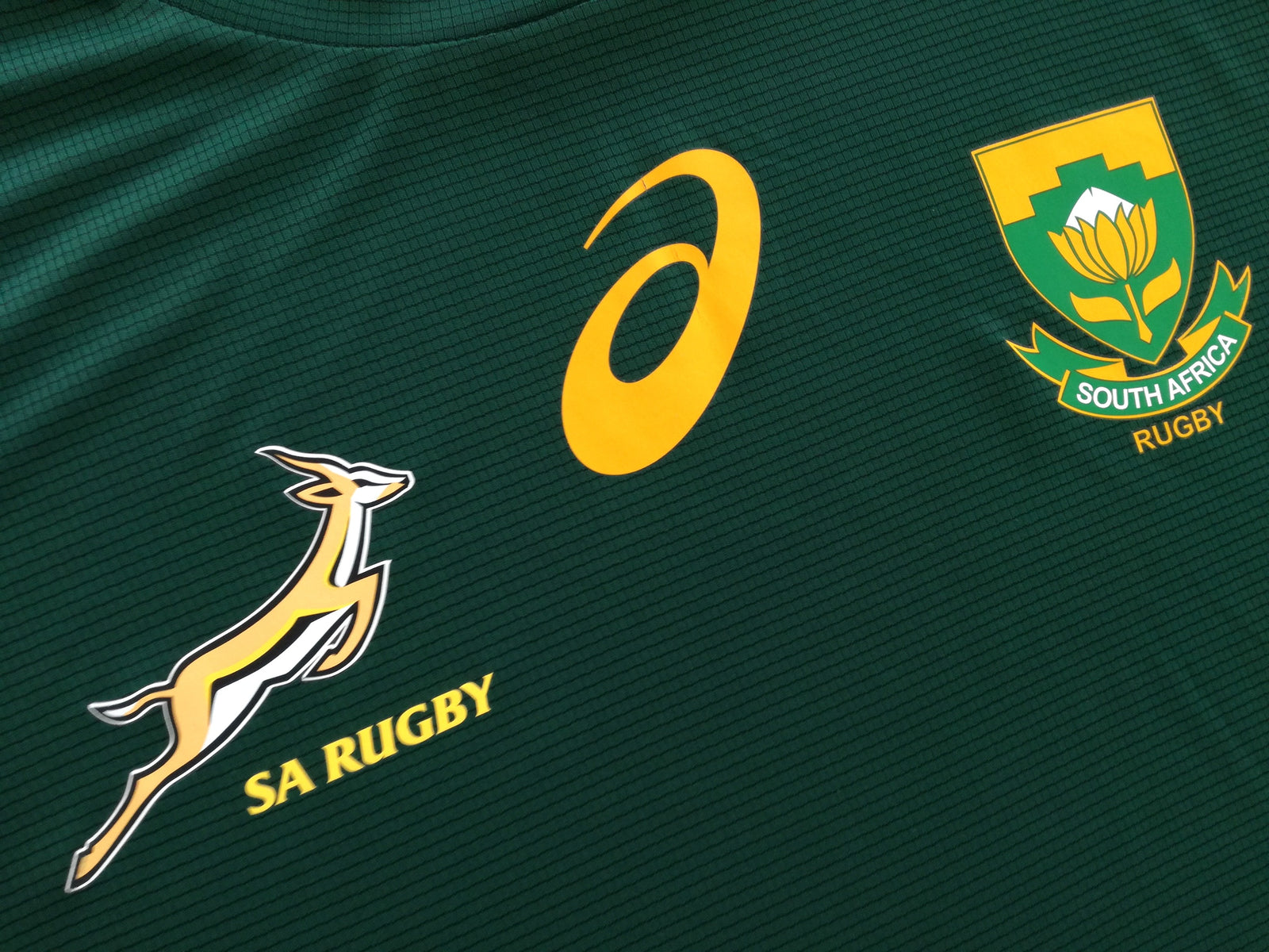 2015 South Africa Home Basic Rugby Shirt (L)