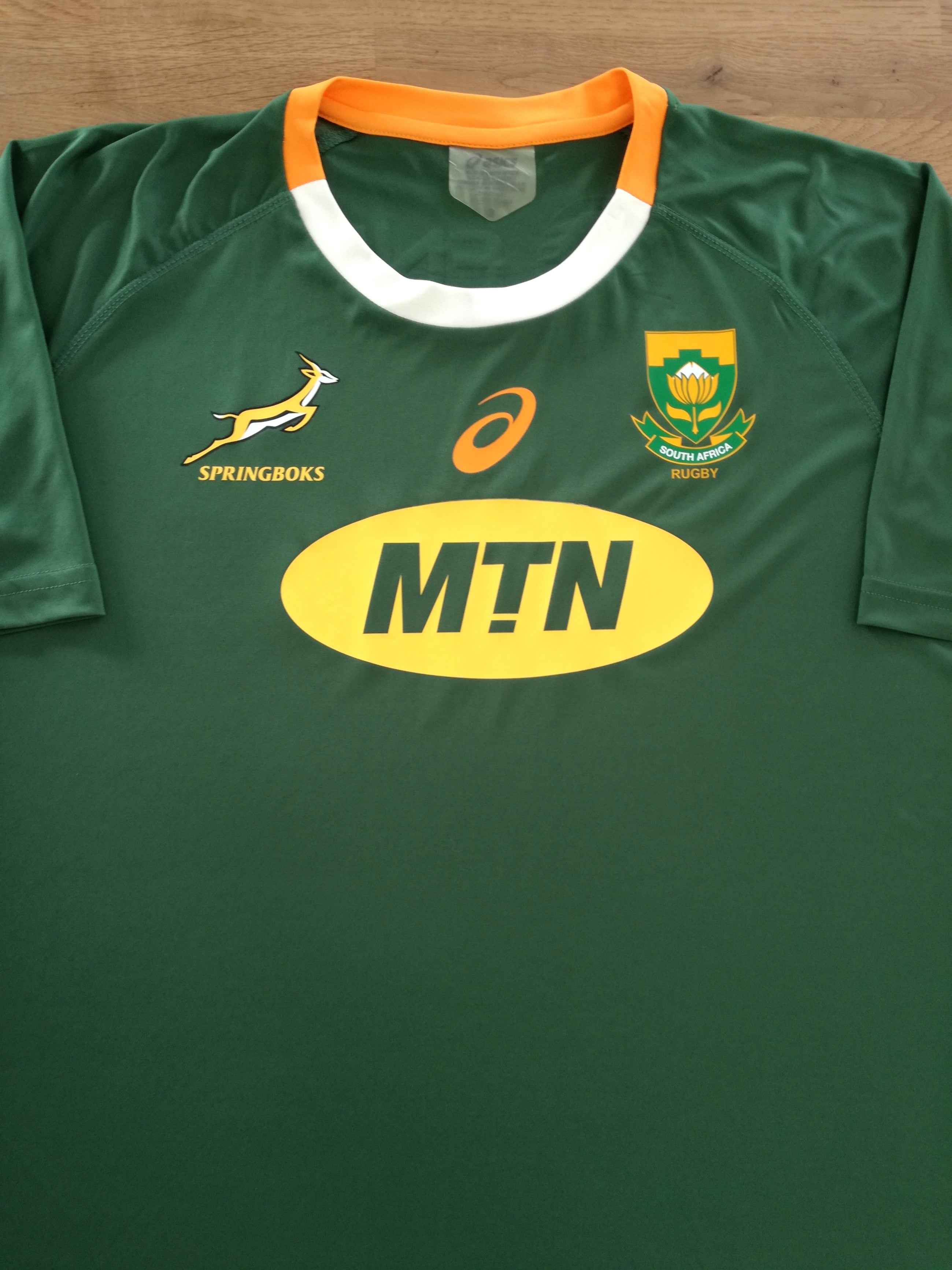 2019 South Africa Home Basic Rugby Shirt