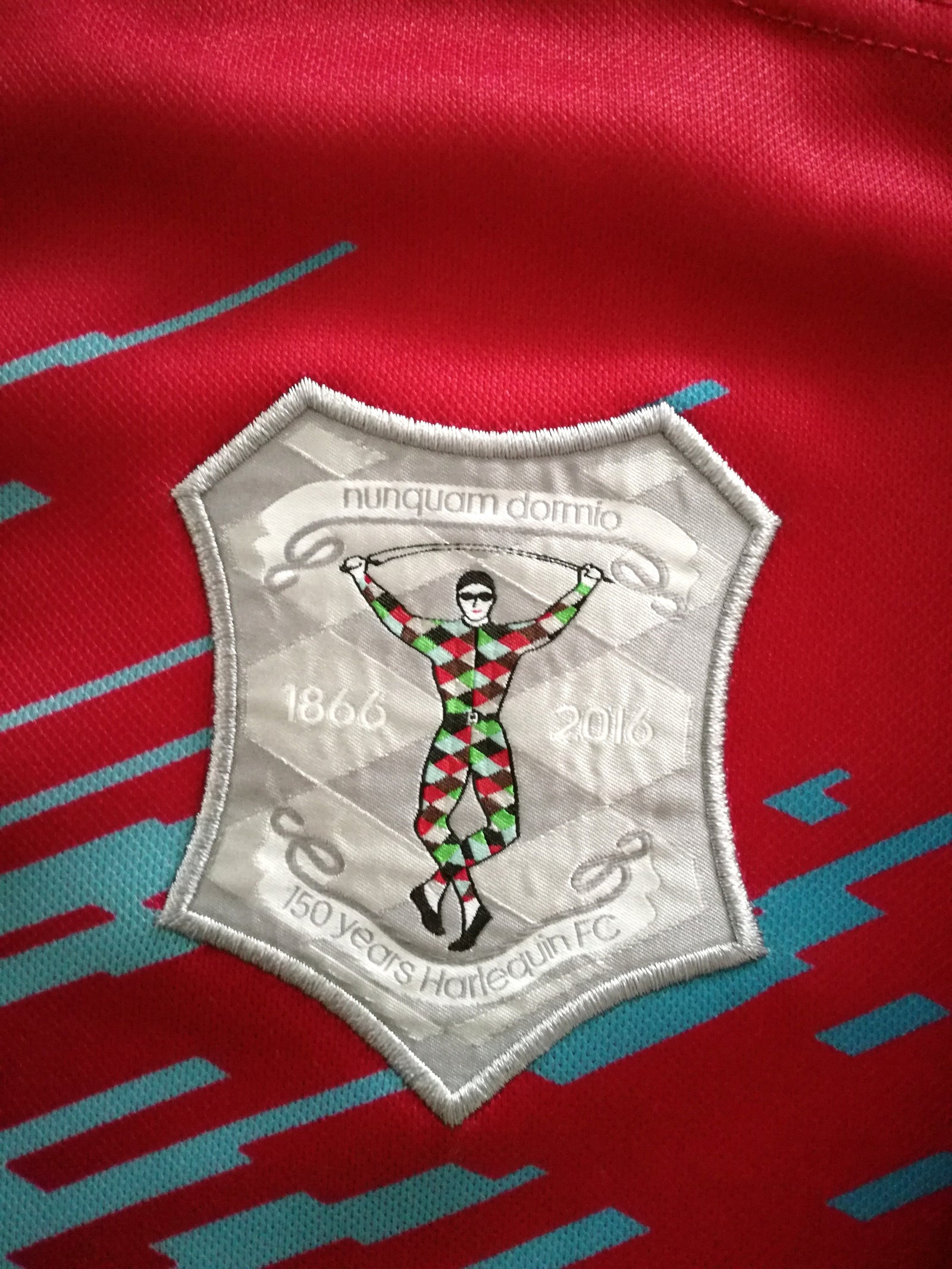 2016/17 Harlequins Away 150th Anniversary' Rugby Shirt (XL)