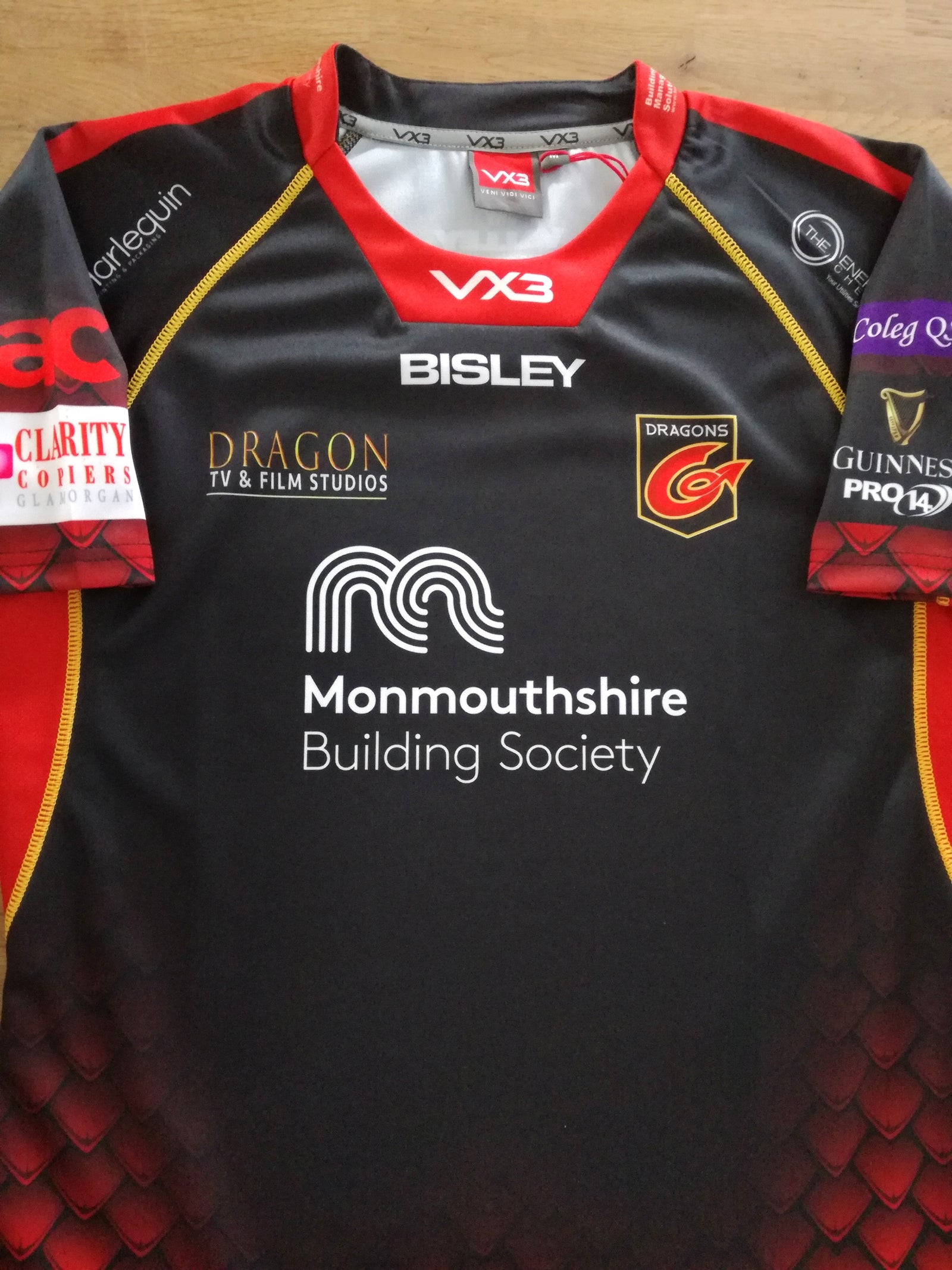 2018/19 Dragons Home Rugby Shirt