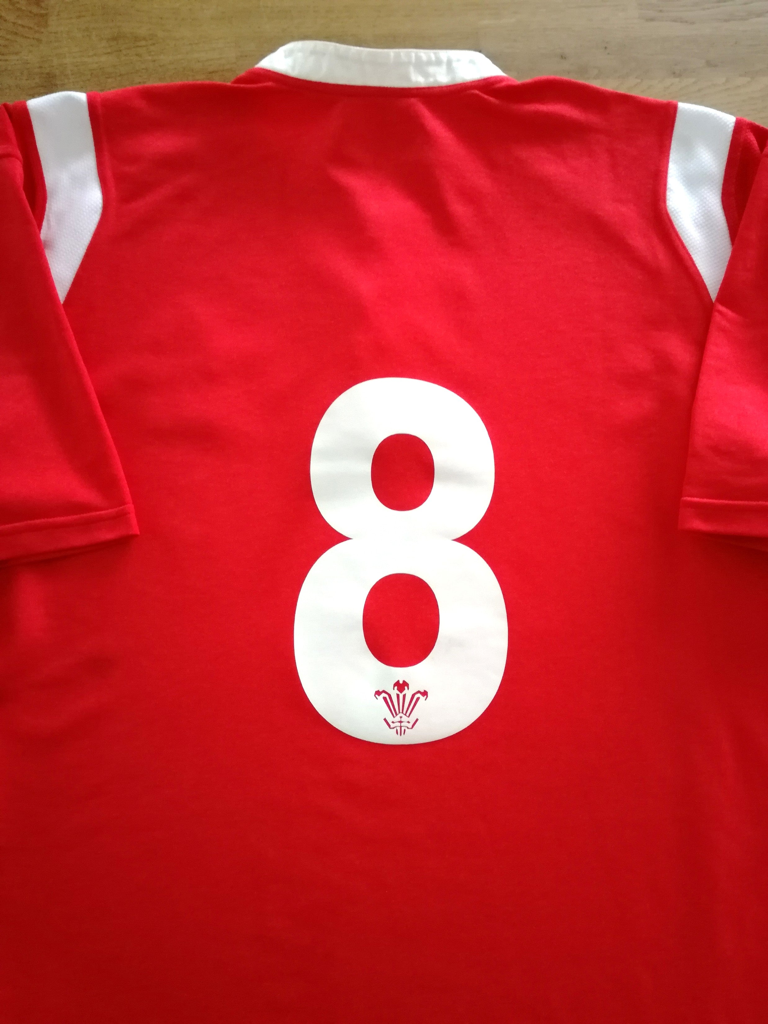 2004/05 Wales Home Pro-Fit Rugby Shirt #8