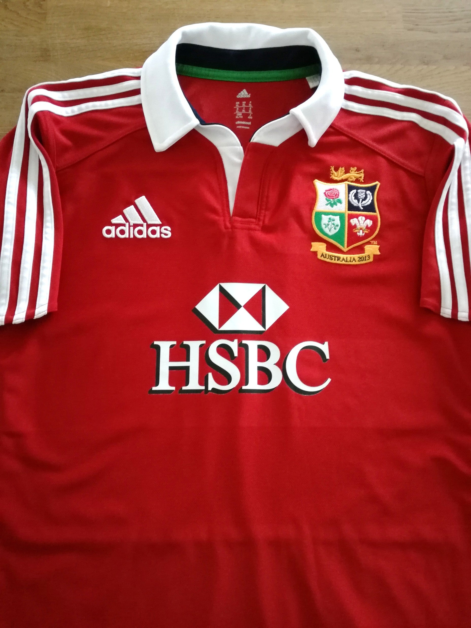 2013 British & Irish Lions Home 'Climacool' Rugby Shirt