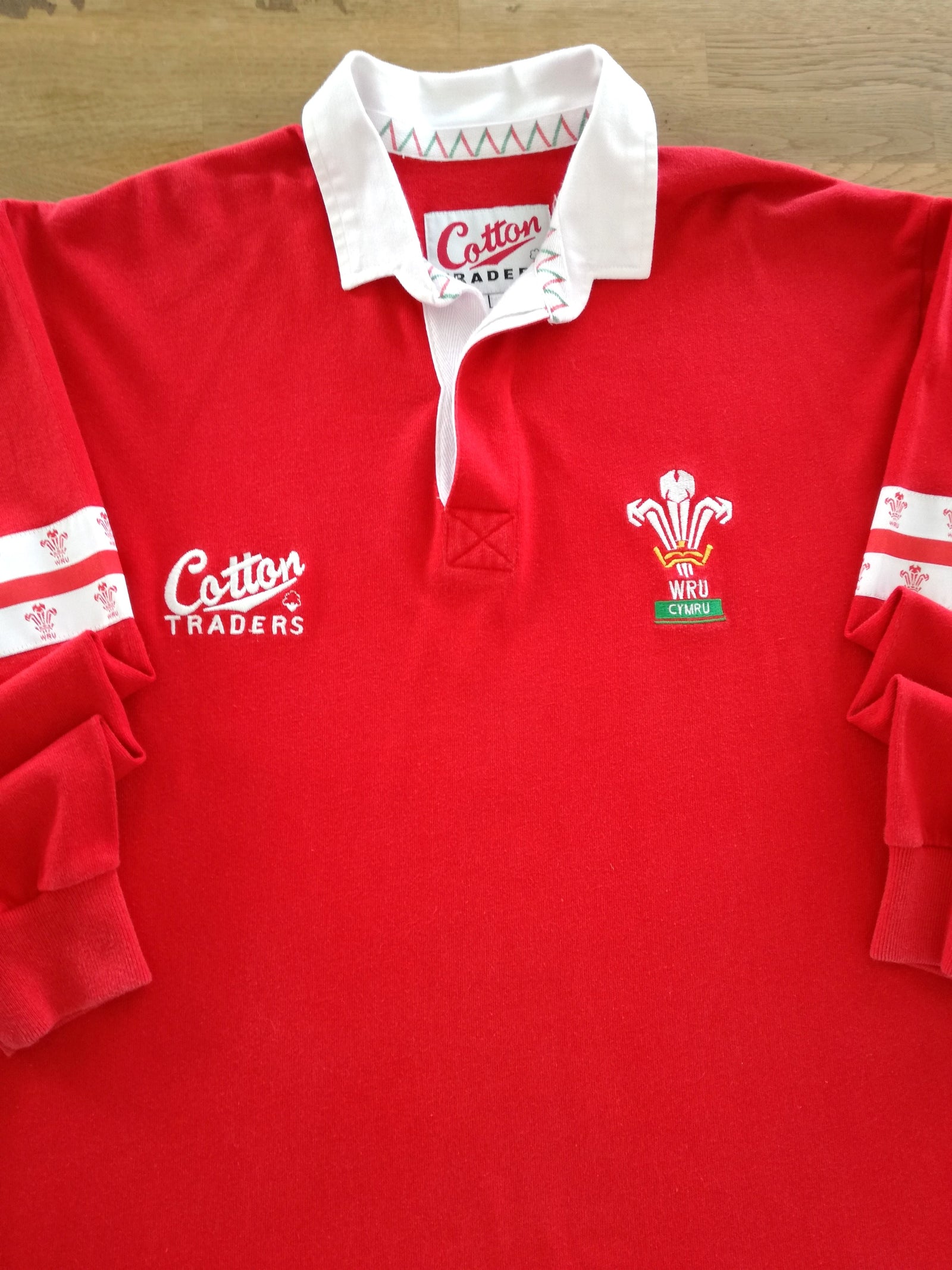 1995/96 Wales Home Long Sleeve Rugby Shirt