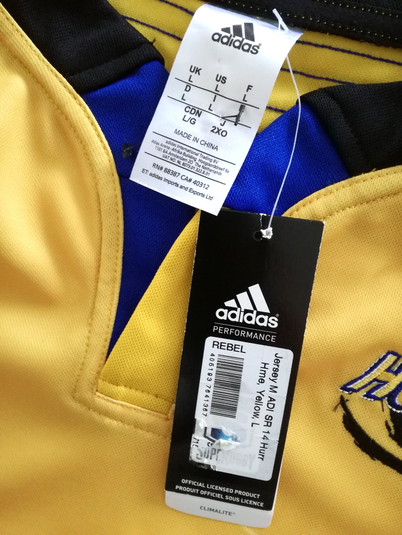 2014 Hurricanes Home Super Rugby Shirt (L) *BNWT*