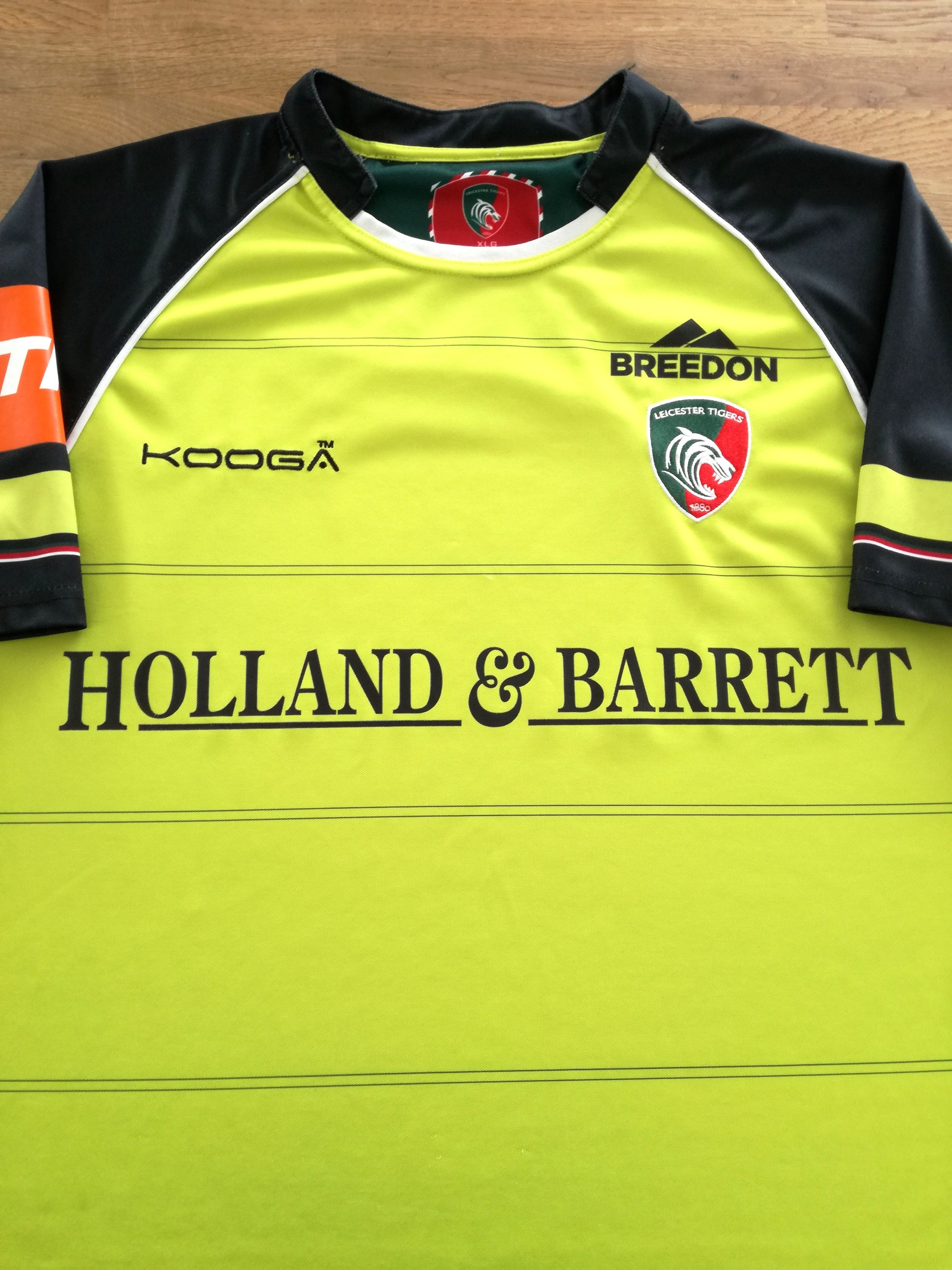 2016/17 Leicester Tigers Away Pro-Fit Rugby Shirt