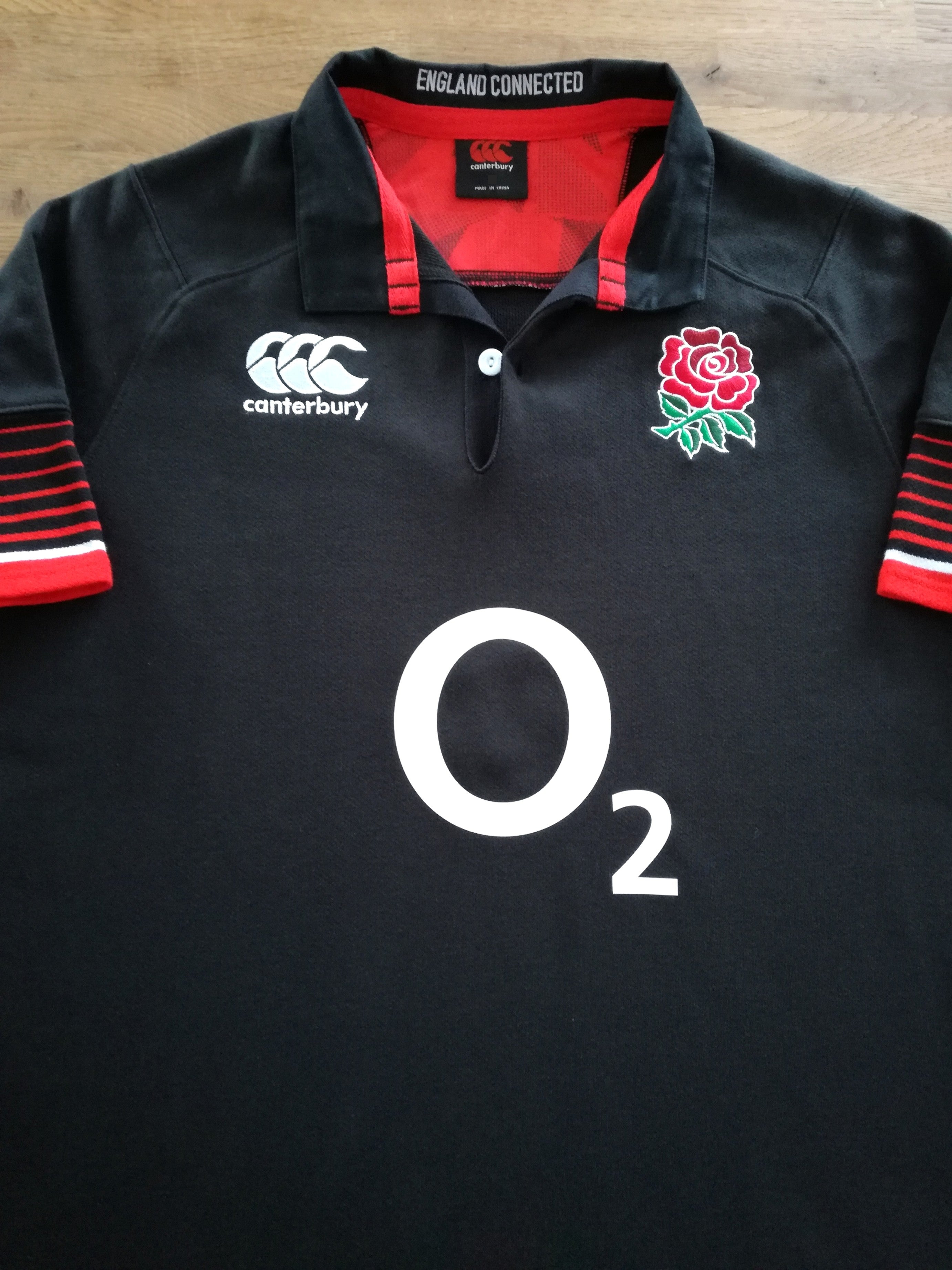 2017/18 England Away Vapodri Rugby Shirt