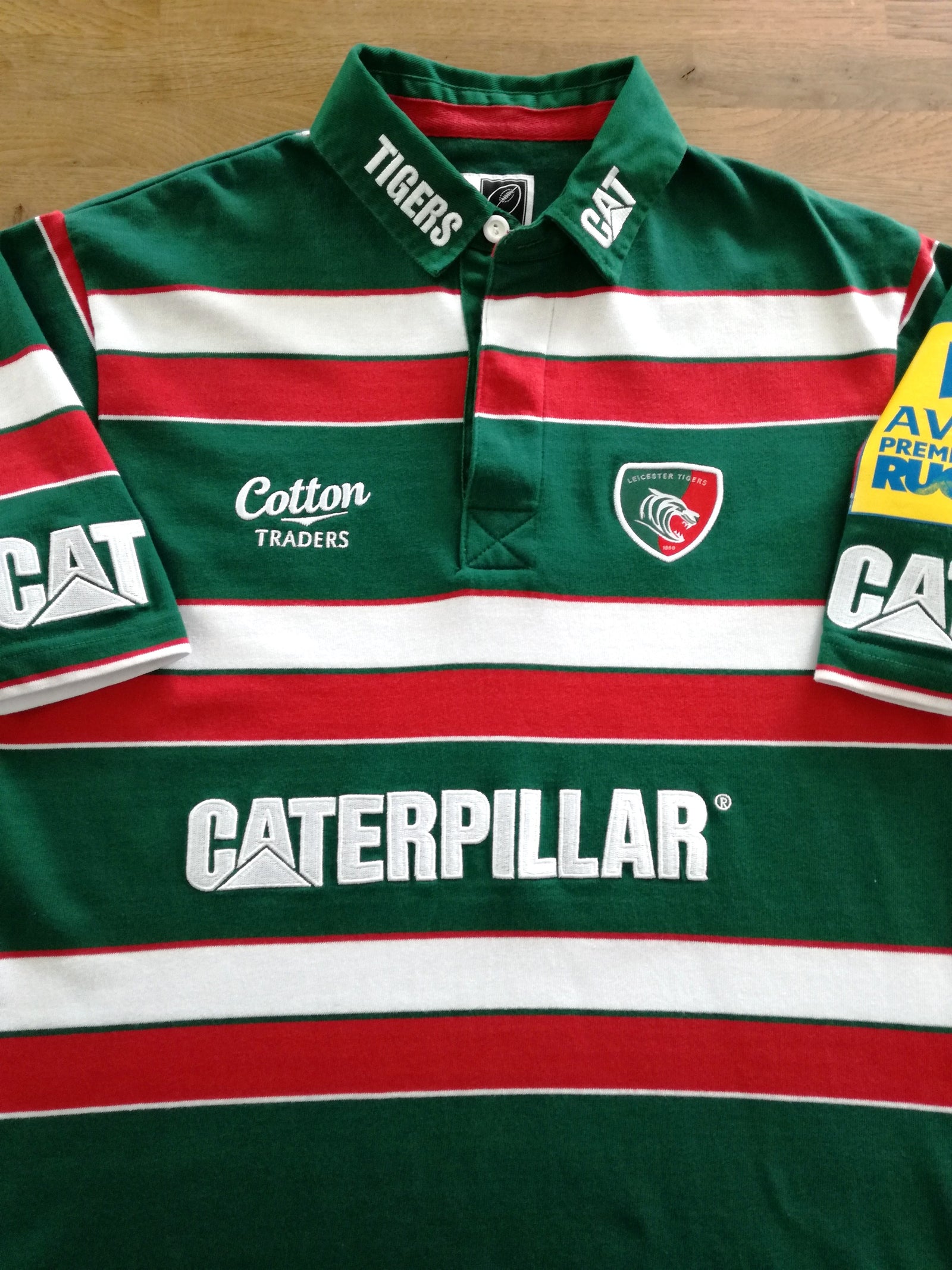 2011/12 Leicester Tigers Home Premiership Rugby Shirt