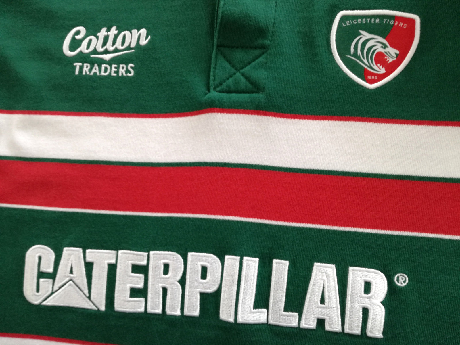2011/12 Leicester Tigers Home Premiership Rugby Shirt (M)