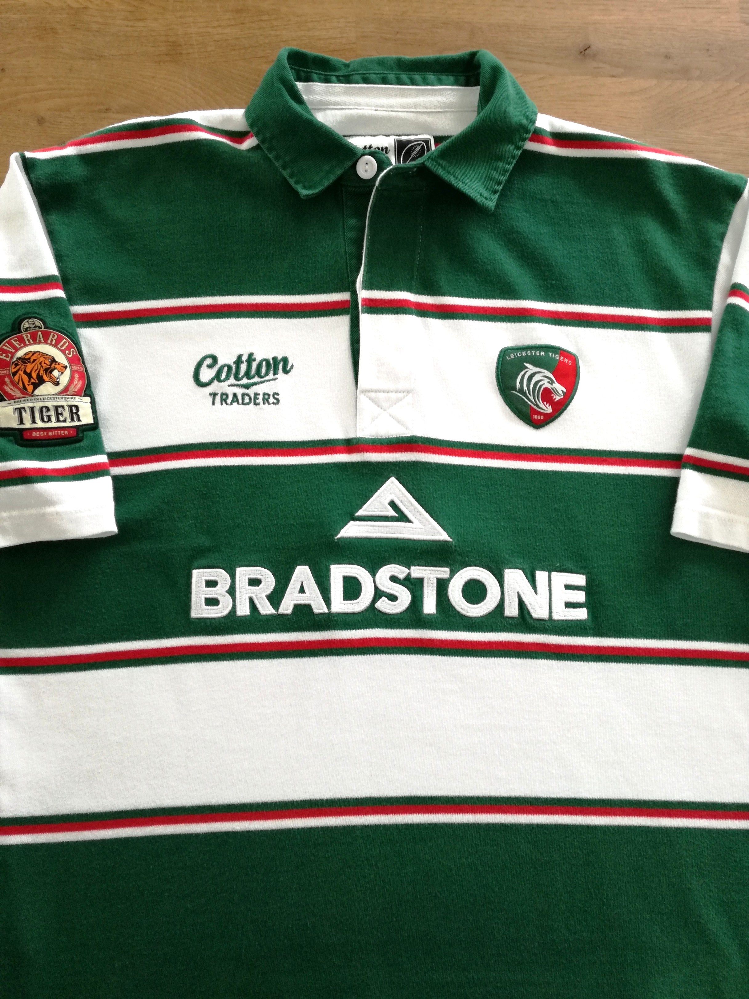 2007/08 Leicester Tigers Home Rugby Shirt