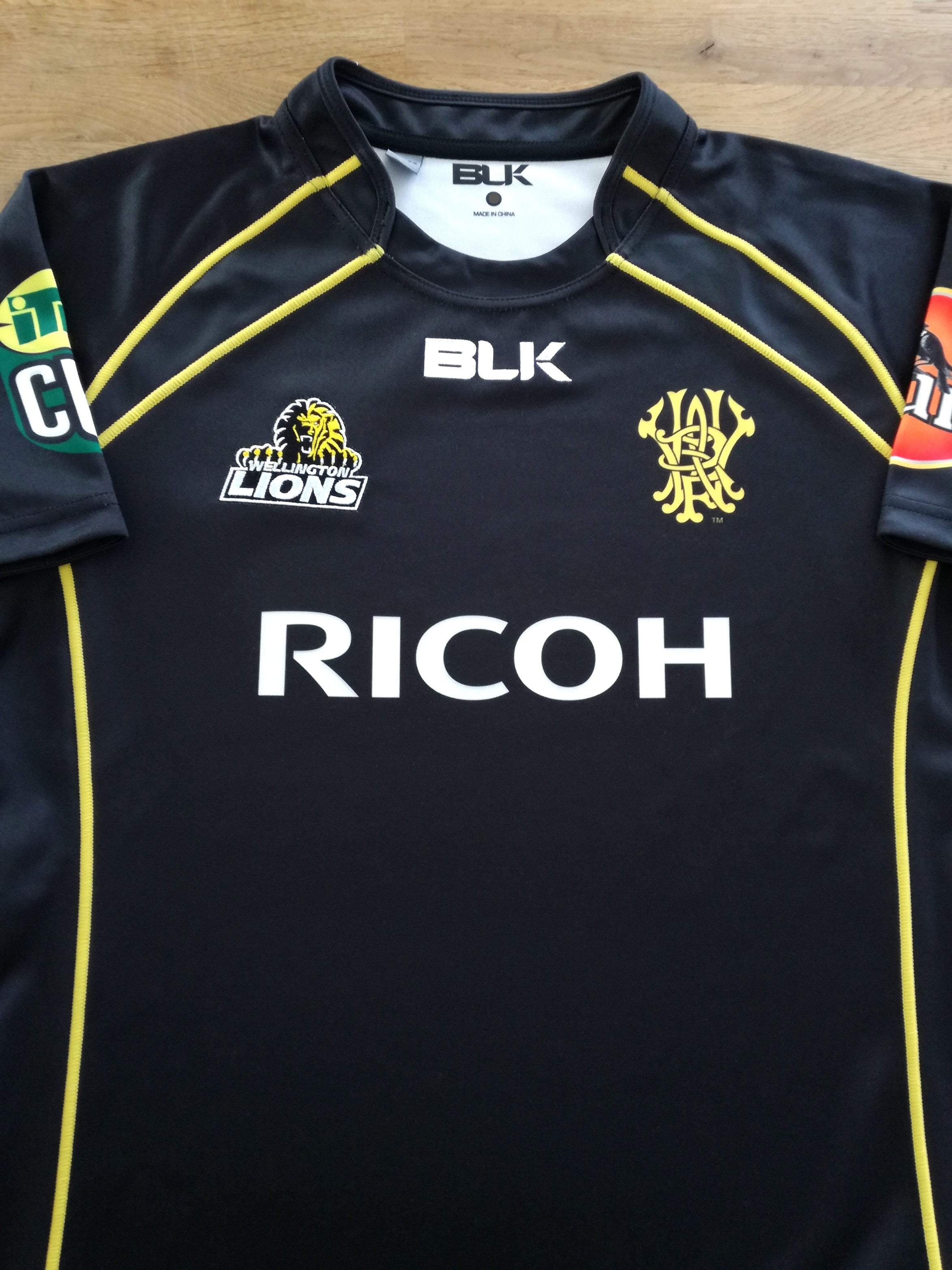 2013 Wellington Lions Home Rugby Shirt