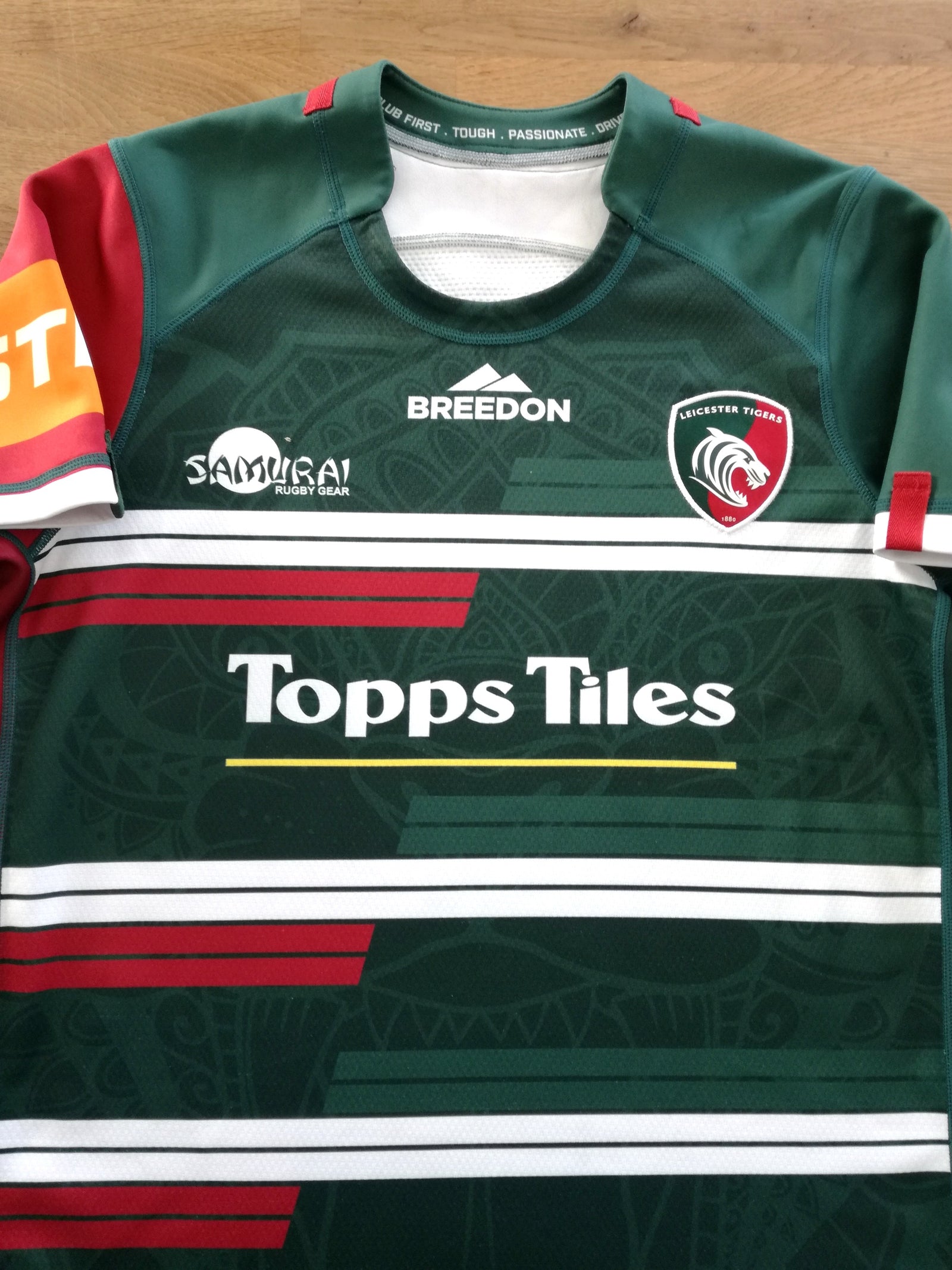 2021/22 Leicester Tigers Home Pro-Fit Rugby Shirt